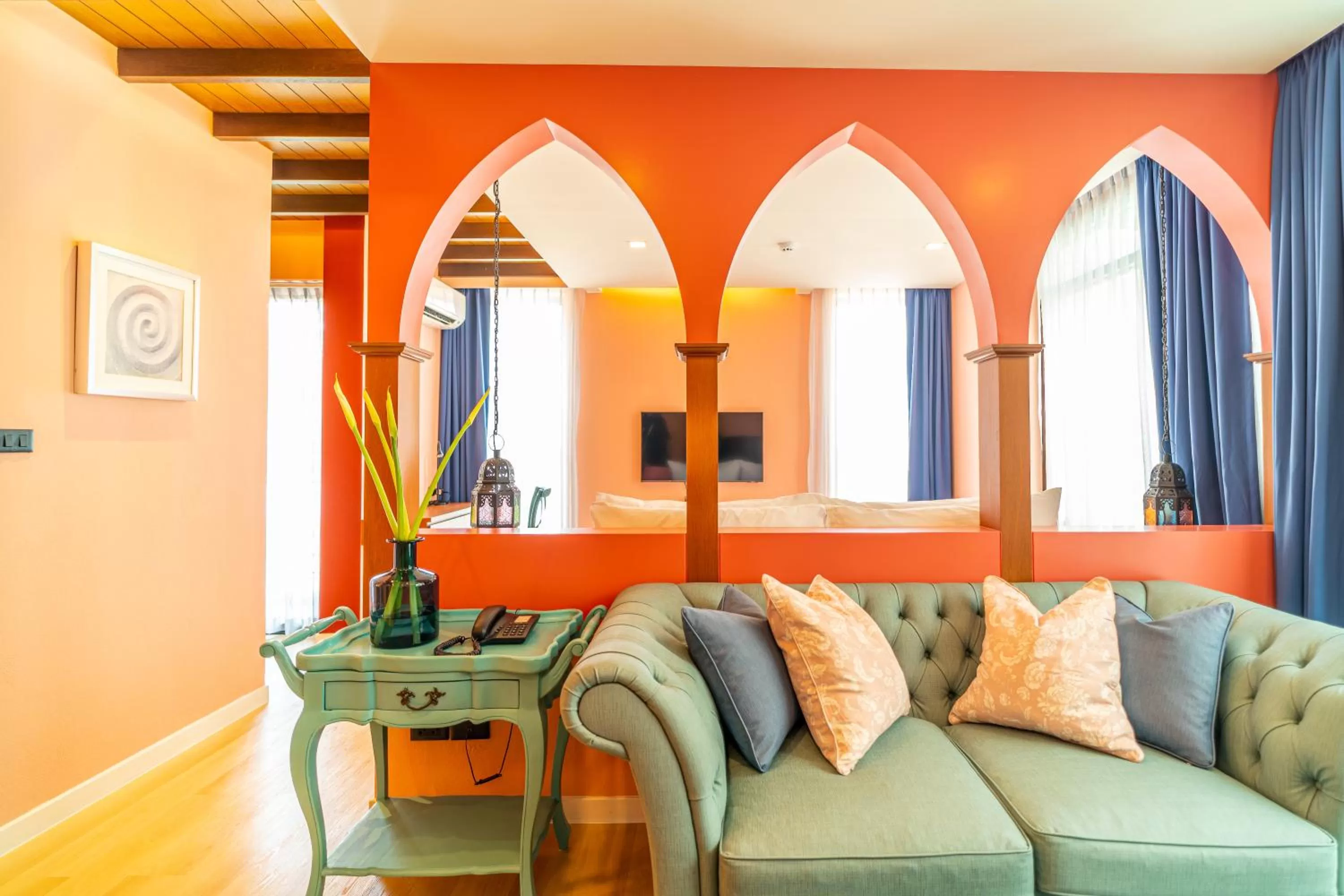 Living room in Amber Boutique Silom