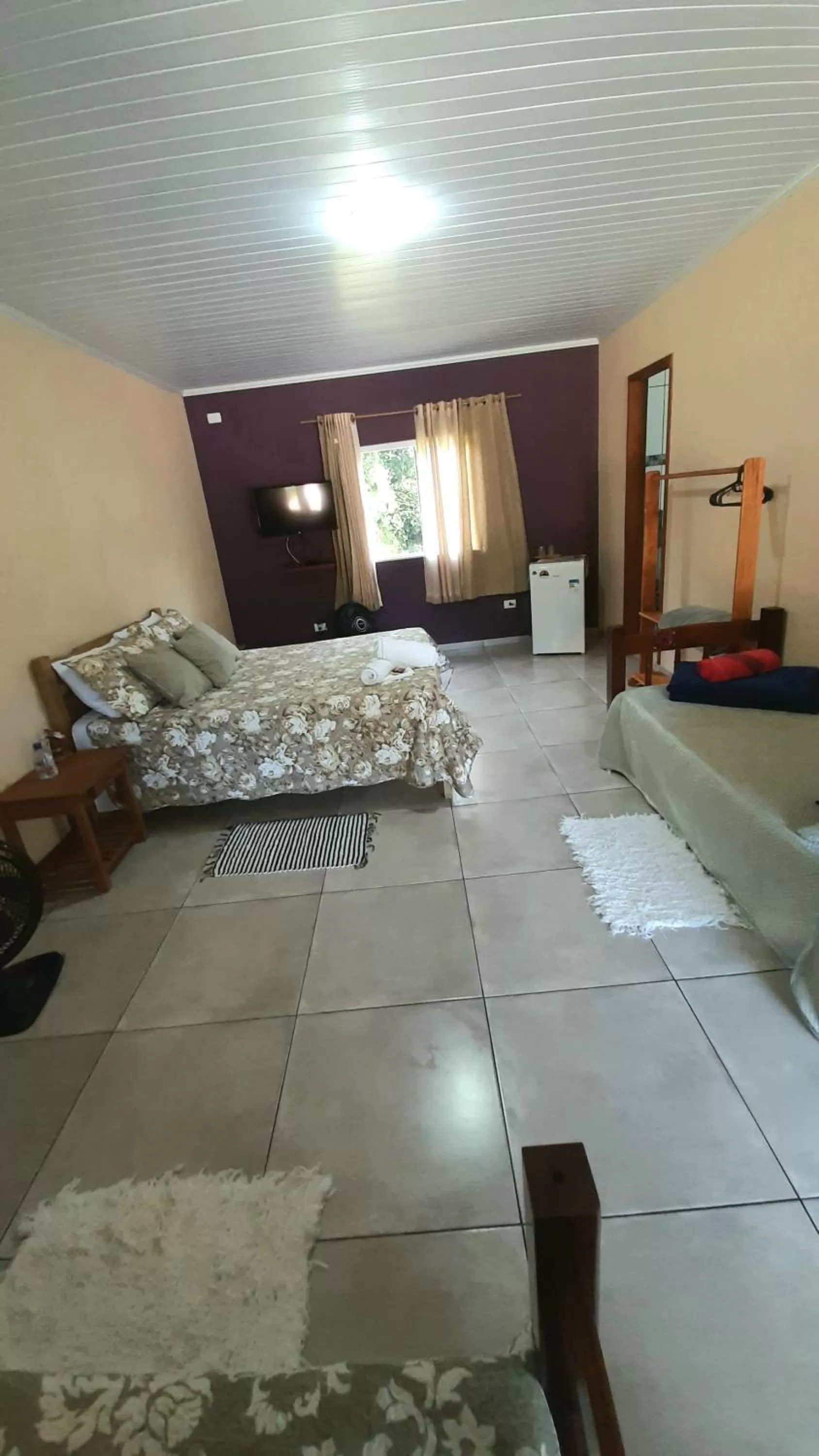 Bed in Pousada Recanto da Lu