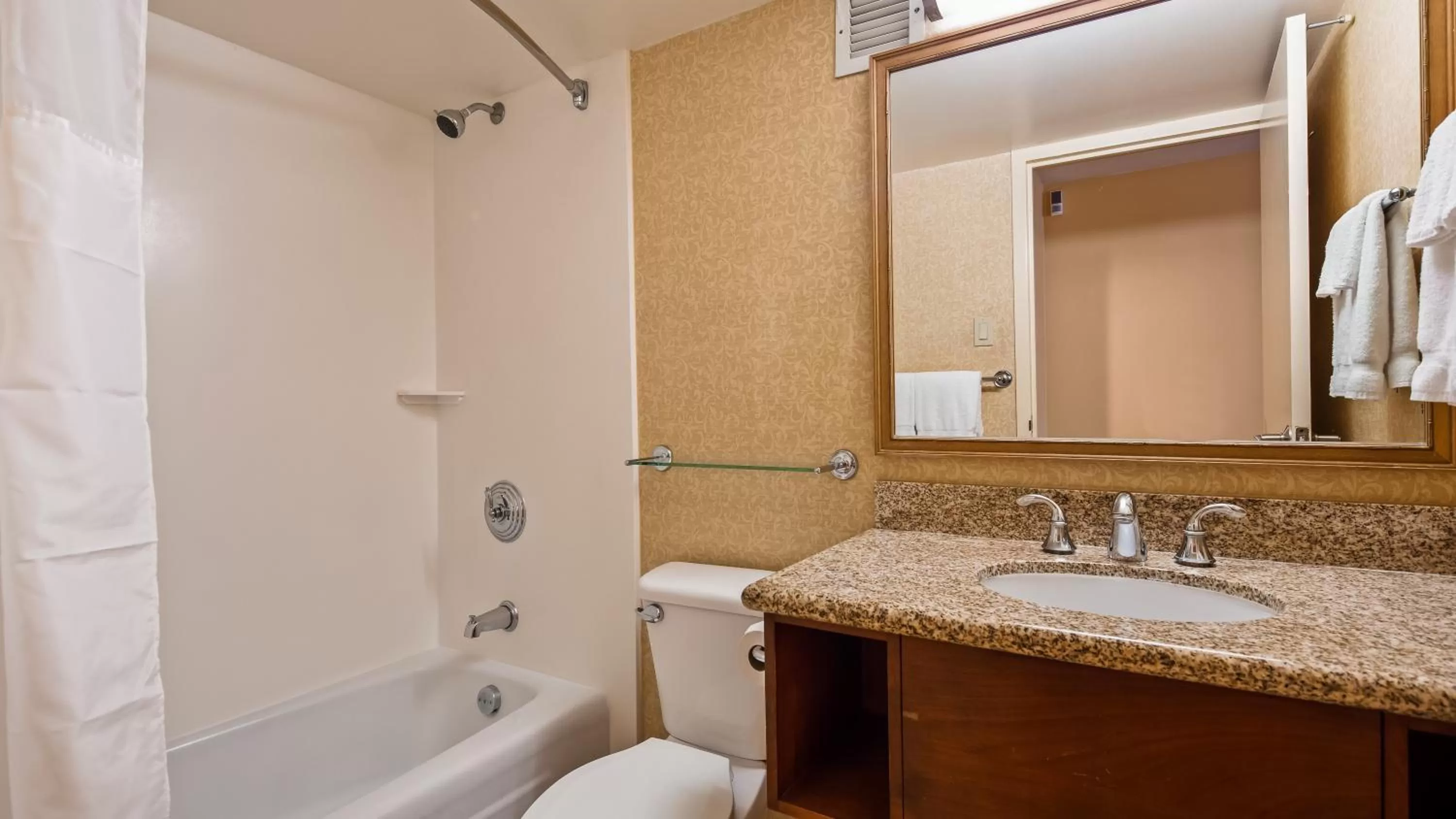 Bathroom in Airport Honolulu Hotel, Trademark Collection by Wyndham