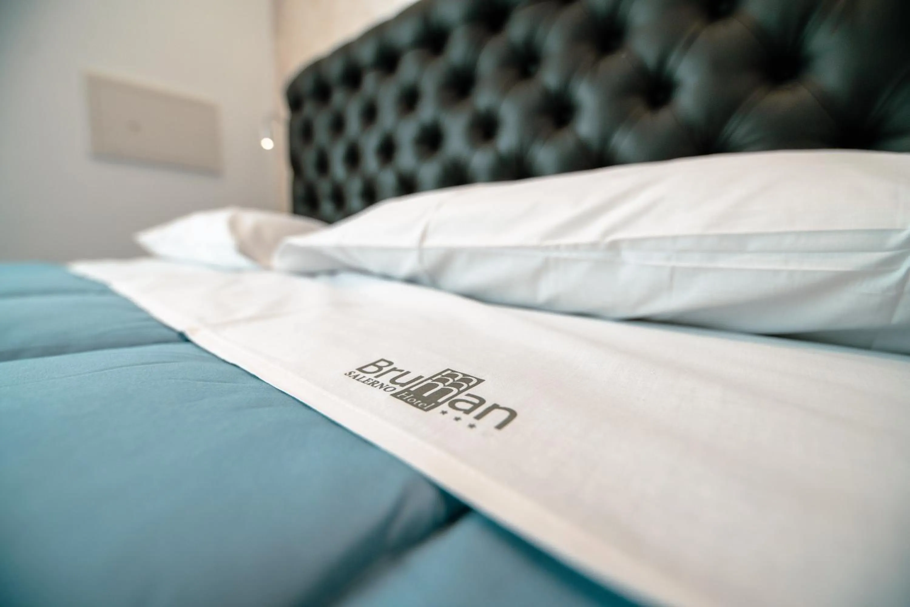 Bed in Hotel Bruman Salerno