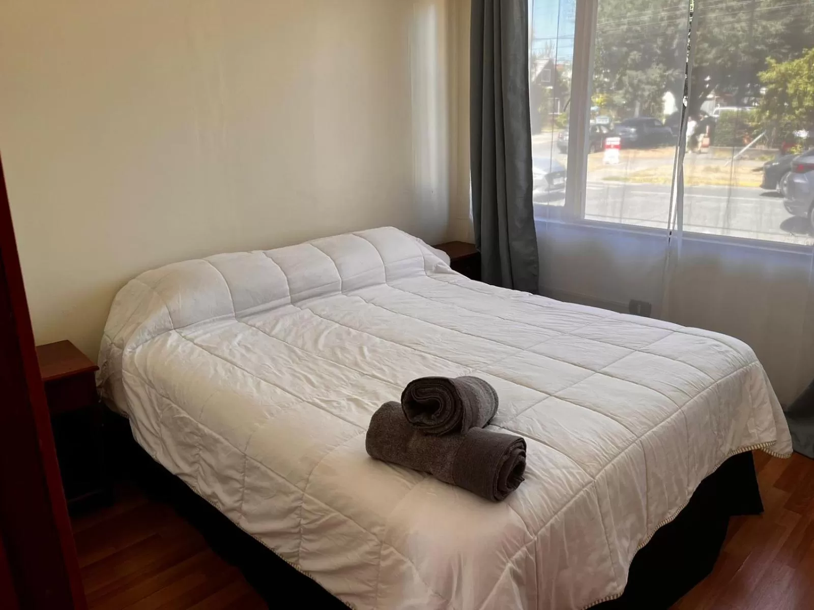 Bed in Hotel y Cabañas Villarrica