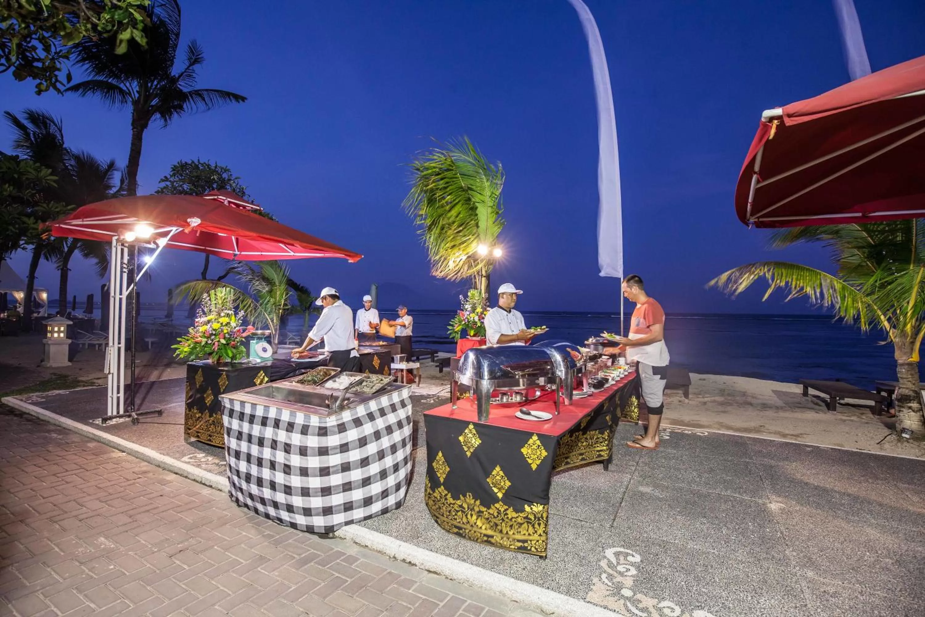 Restaurant/places to eat in Vila Shanti Beach Front Hotel Sanur