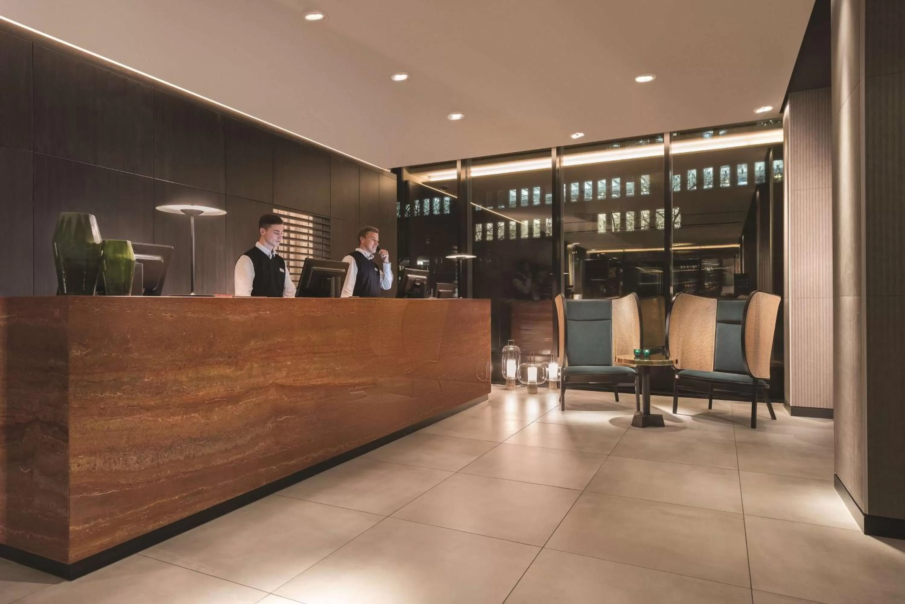 Lobby or reception in Adina Apartment Hotel Hamburg Speicherstadt