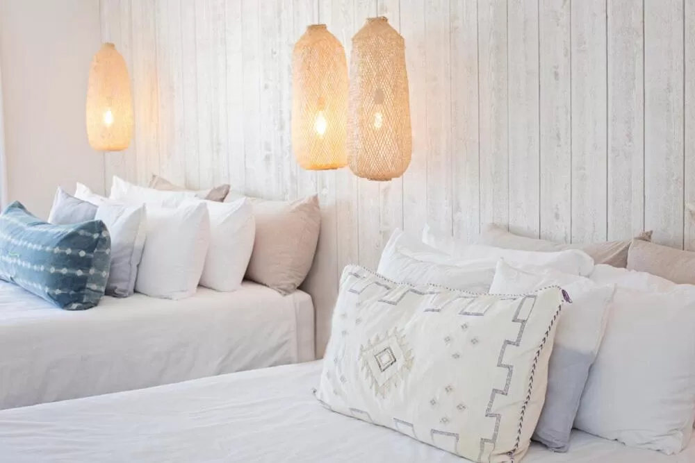 Bed in The Surfside Hotel