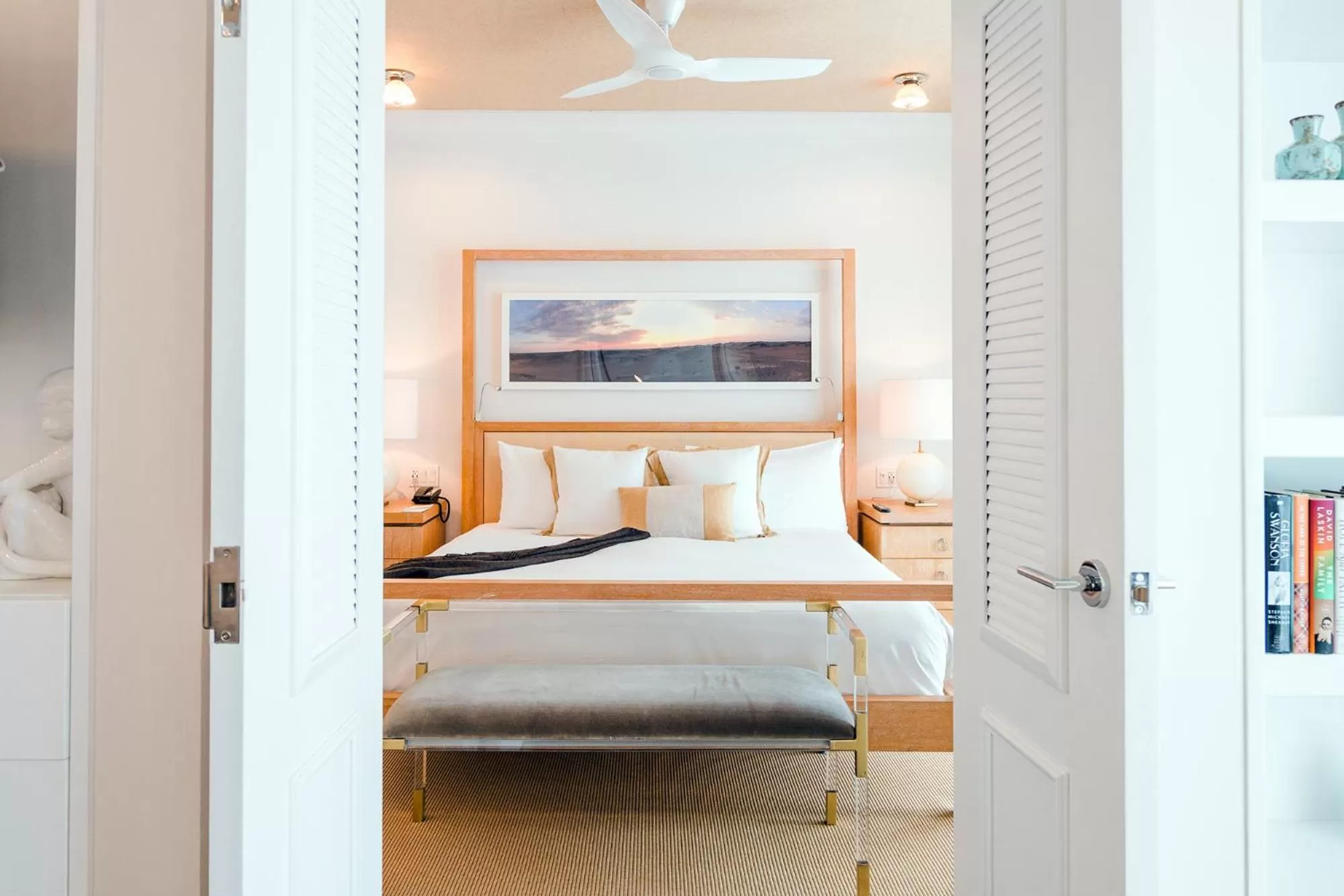 Bed in The Betsy Hotel, South Beach