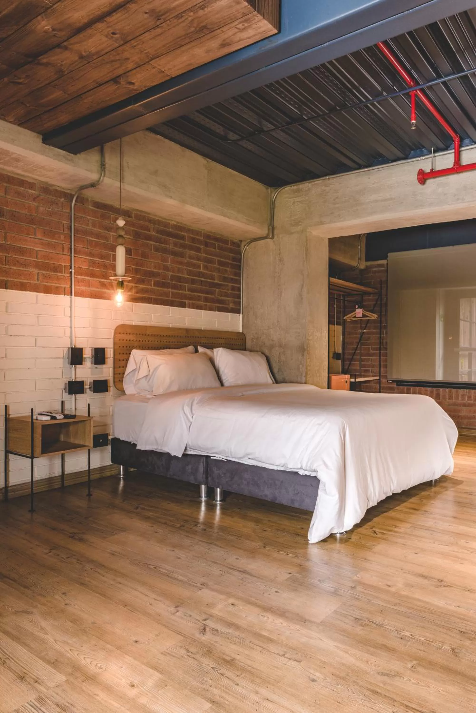 Photo of the whole room, Bed in The Somos Beats Hotel & Rooftop