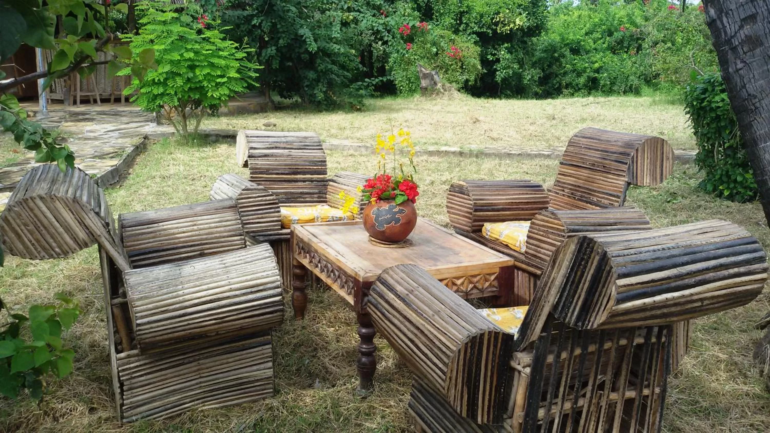 Garden in Bahari Pori Resort