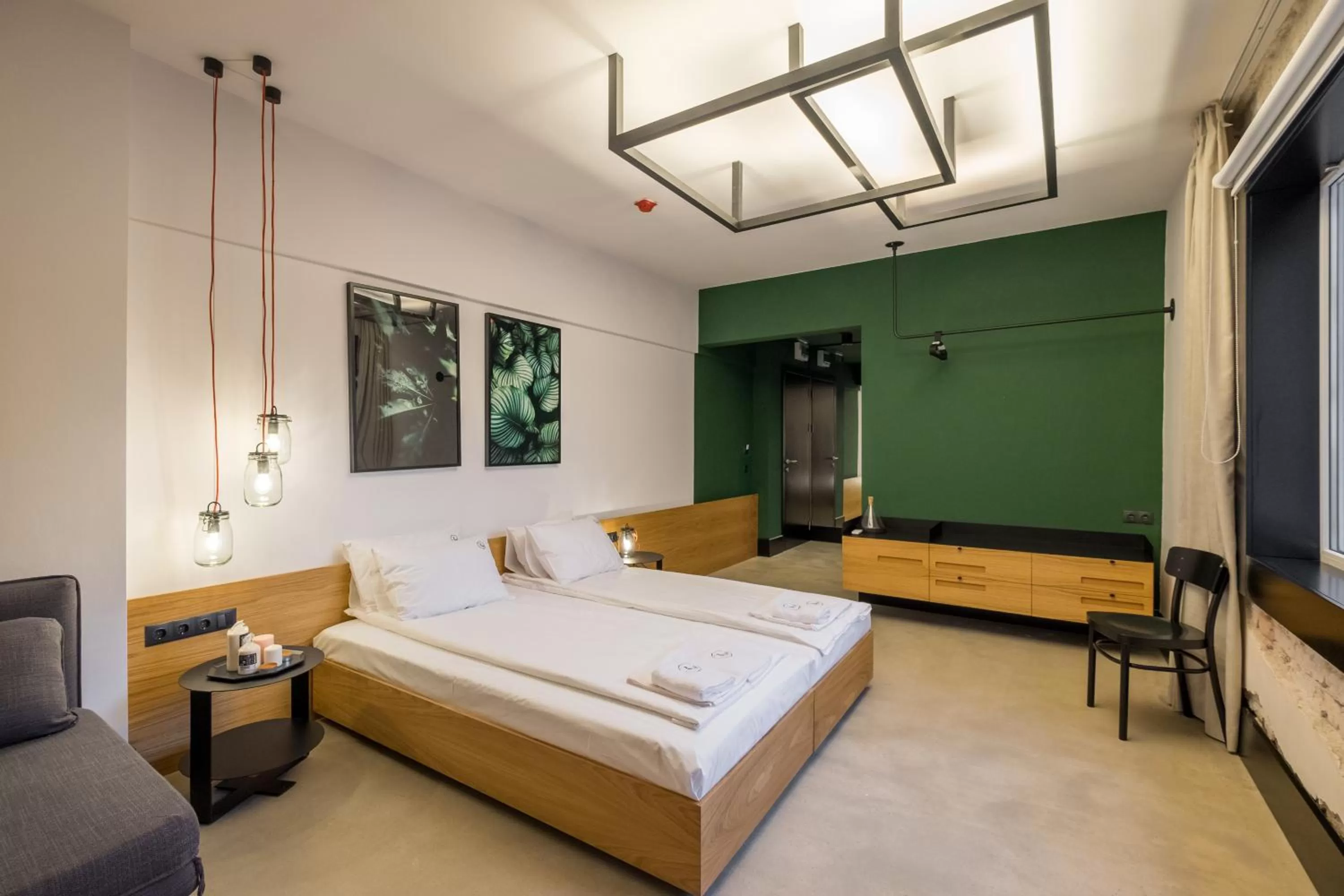 Bed in R34 Boutique Hotel