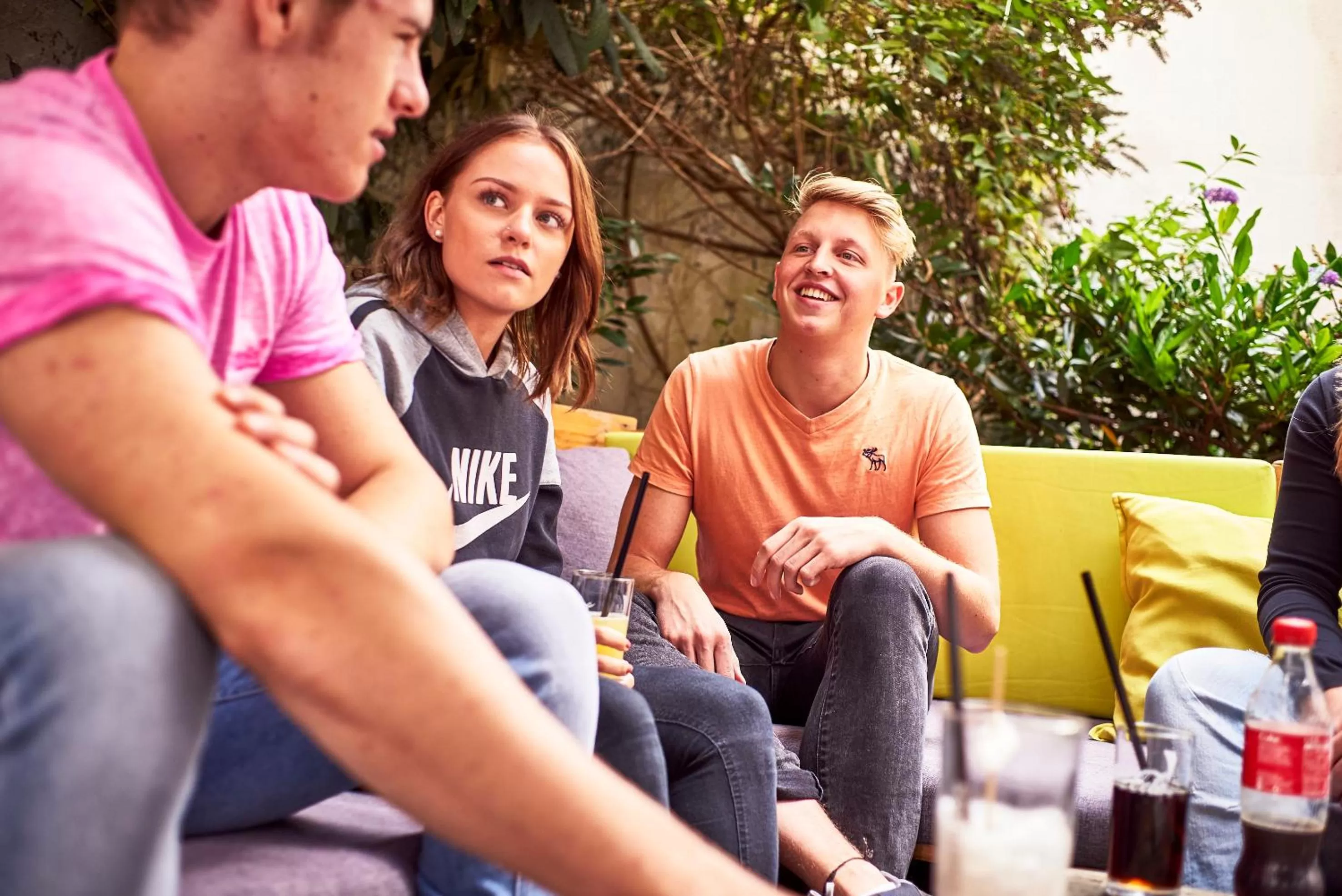 Communal lounge/ TV room in DJH-Gästehaus Bermuda3Eck