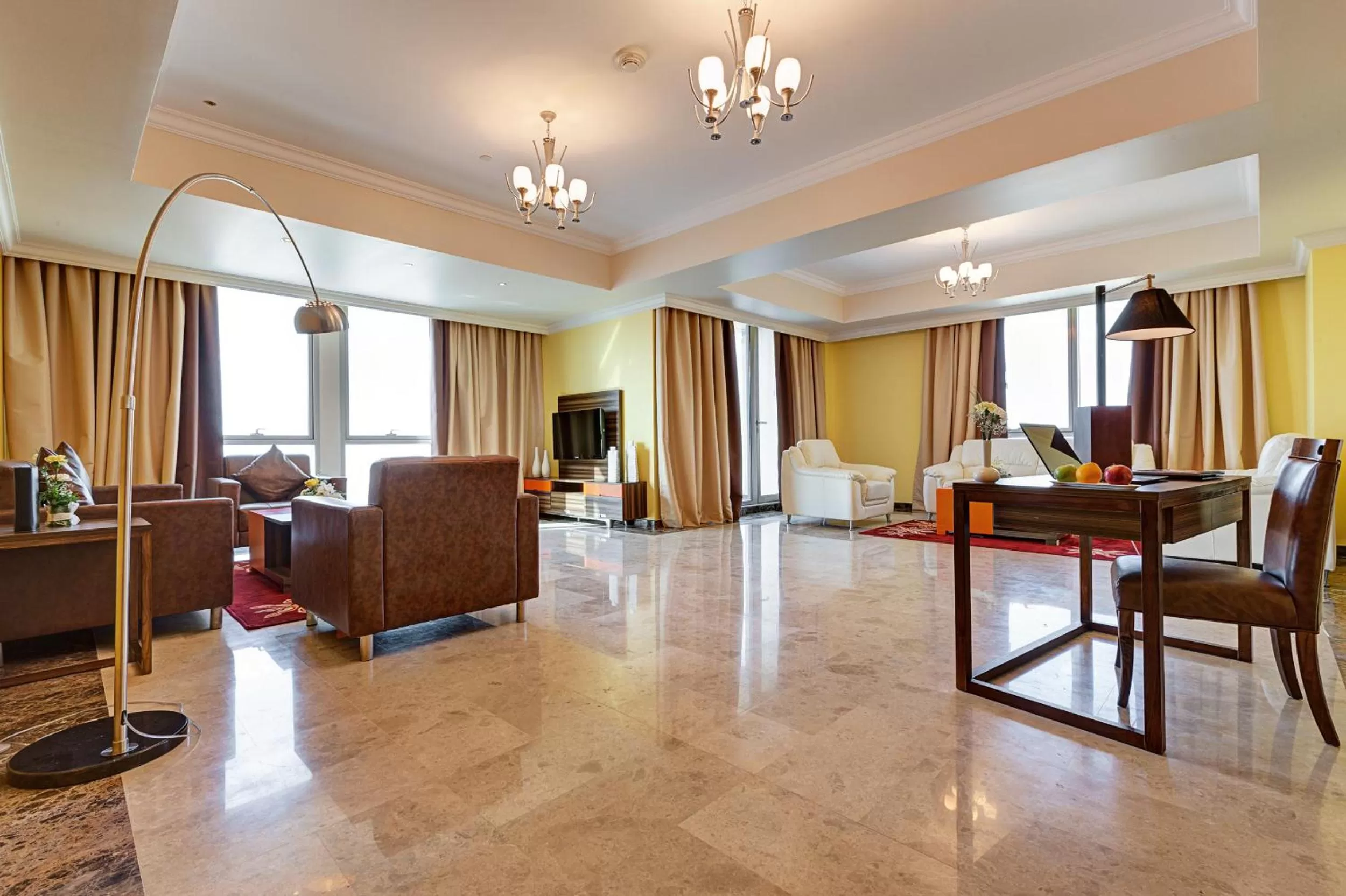 Living room in Abidos Hotel Apartment Dubai Land