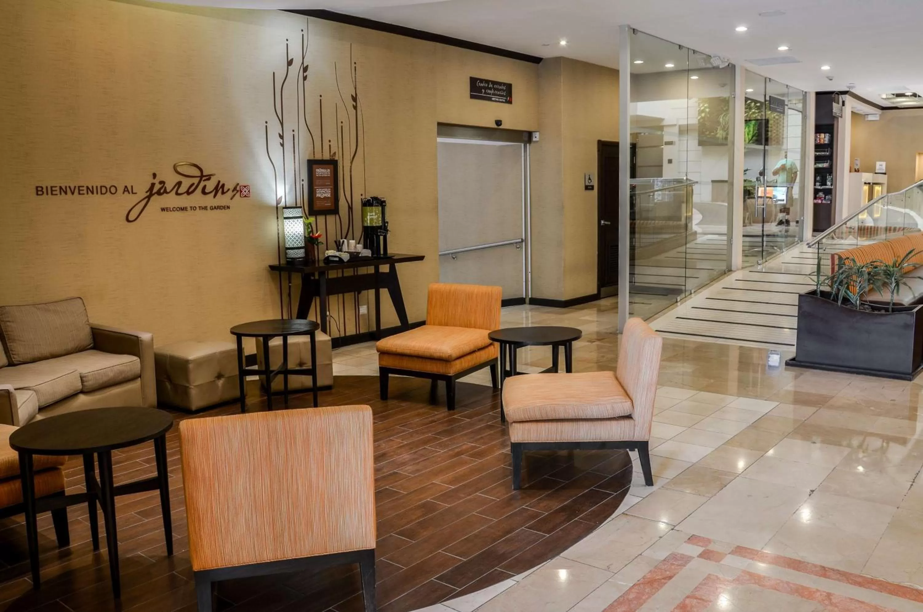Lobby or reception in Hilton Garden Inn Guatemala City