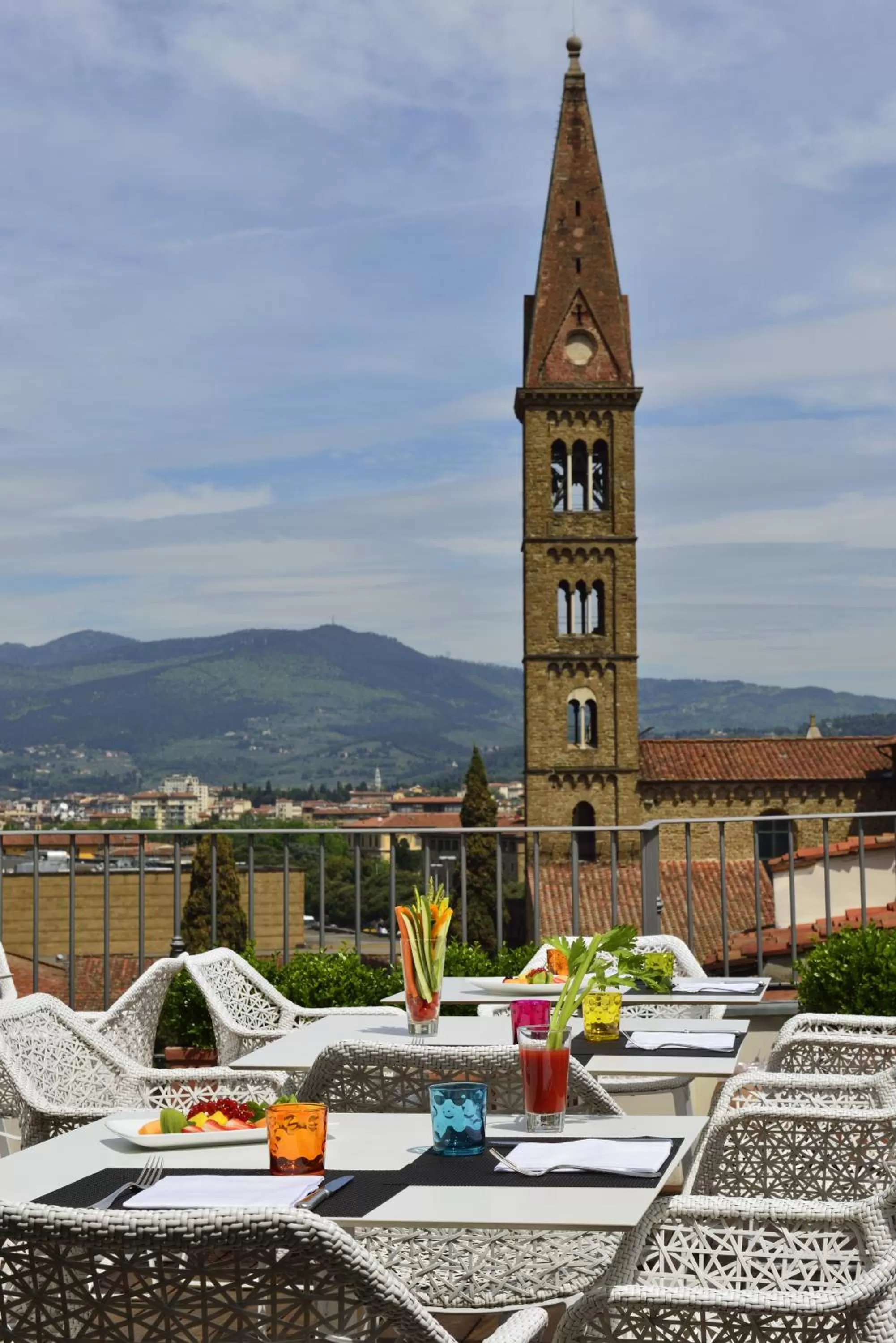Patio in Grand Hotel Minerva