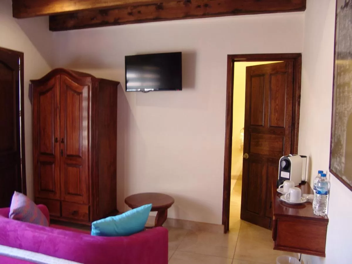 Seating area in Casa del Tio Hotel Boutique