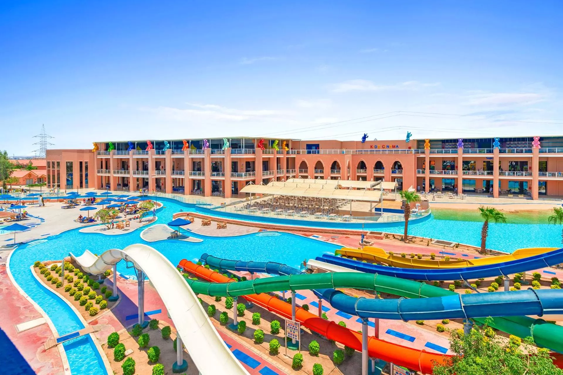 Aqua park in Neverland City Hurghada - Pickalbatros