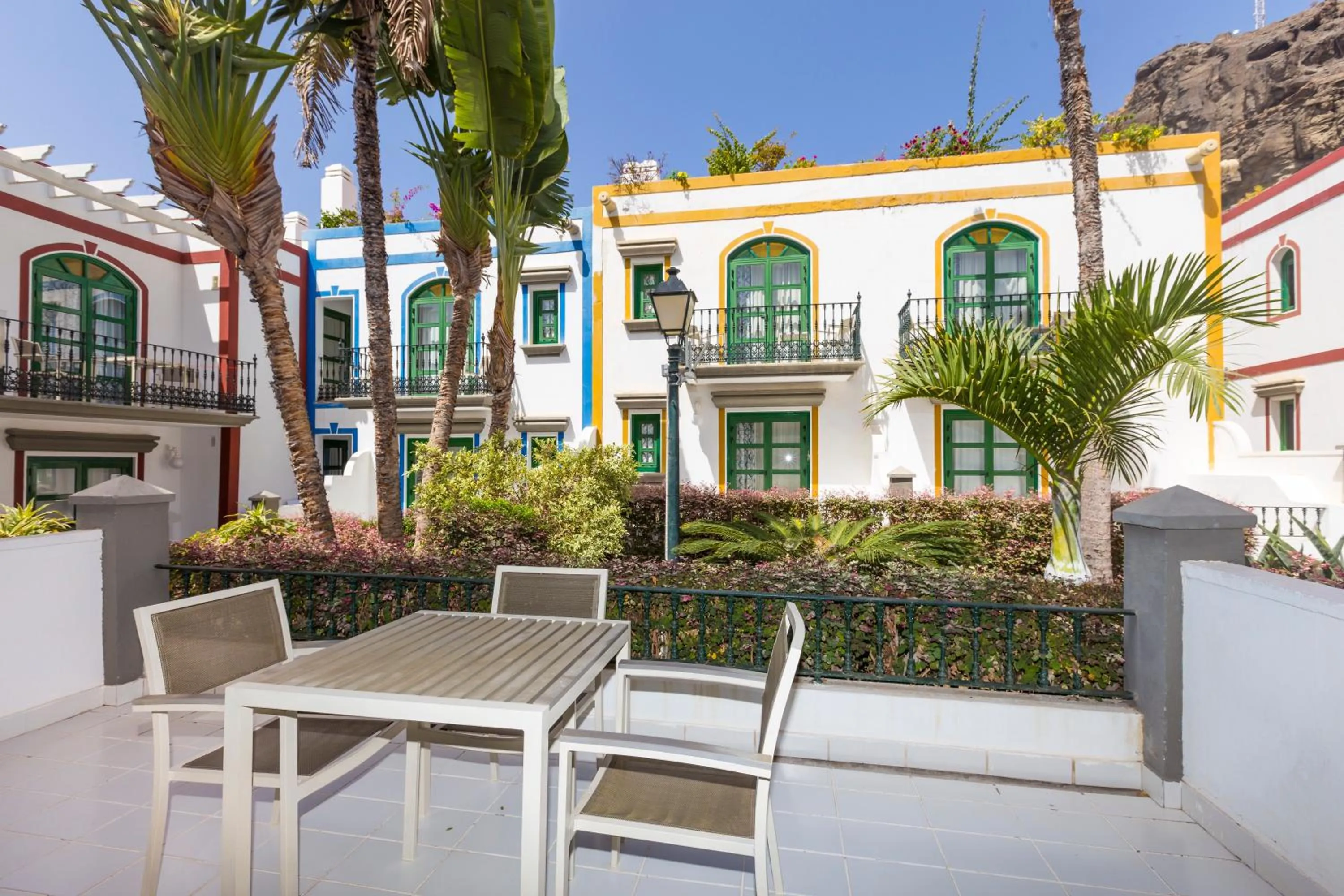 Balcony/Terrace, Property Building in Apartamentos Puerto de Mogan THe Home Collection