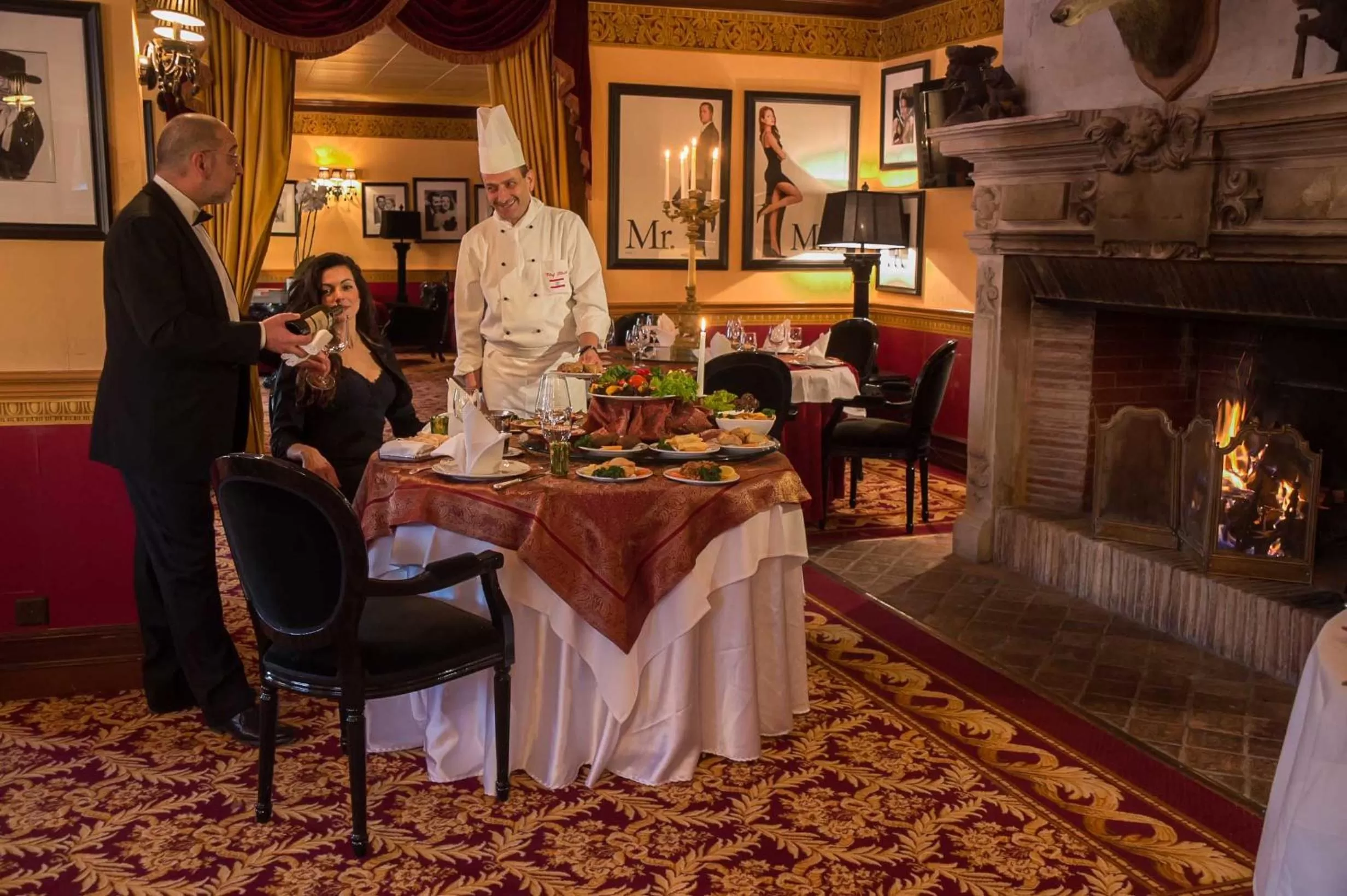 Restaurant/places to eat in Grand Hôtel du Golf & Palace