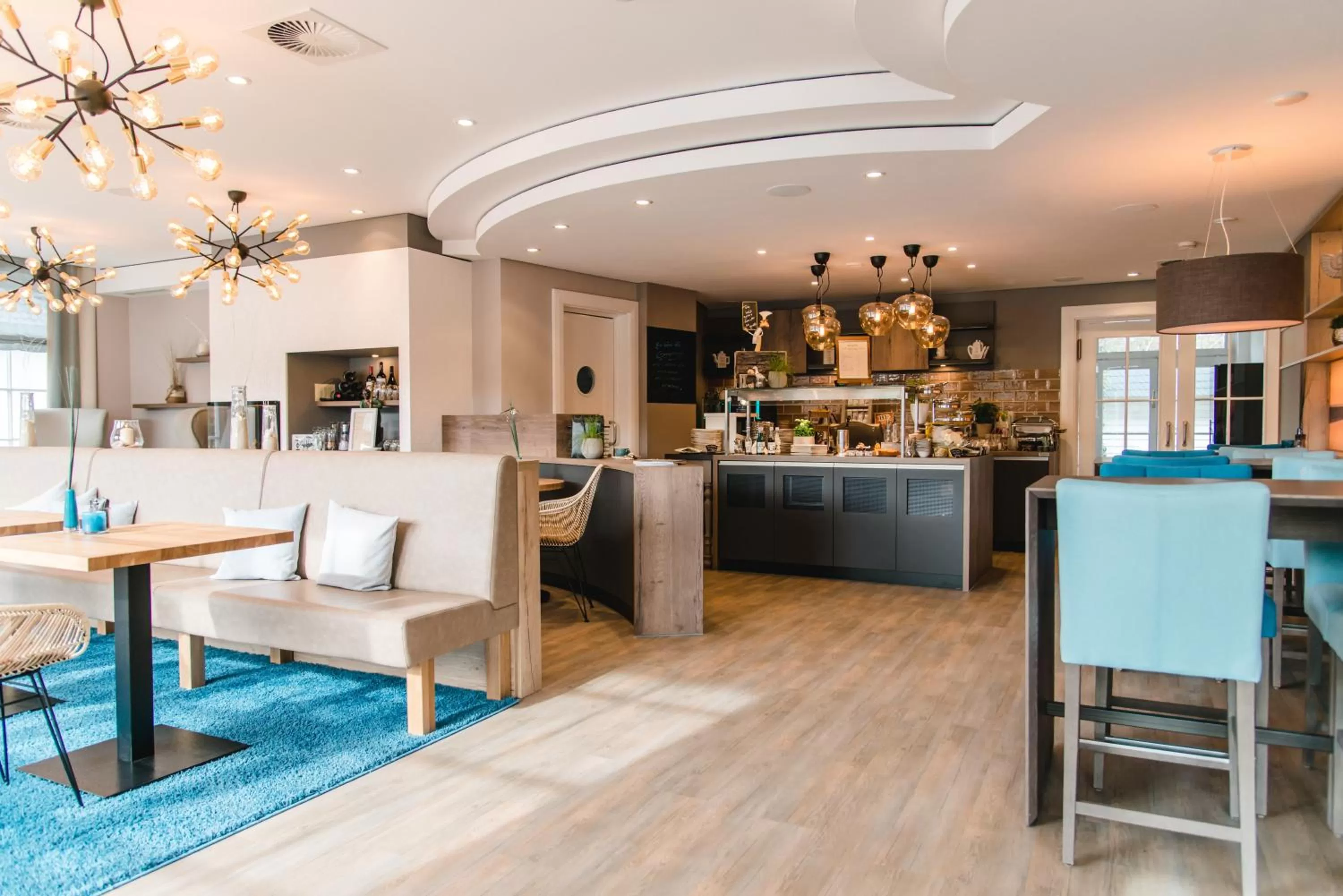 Buffet breakfast in Hotel Landhaus an de Dün