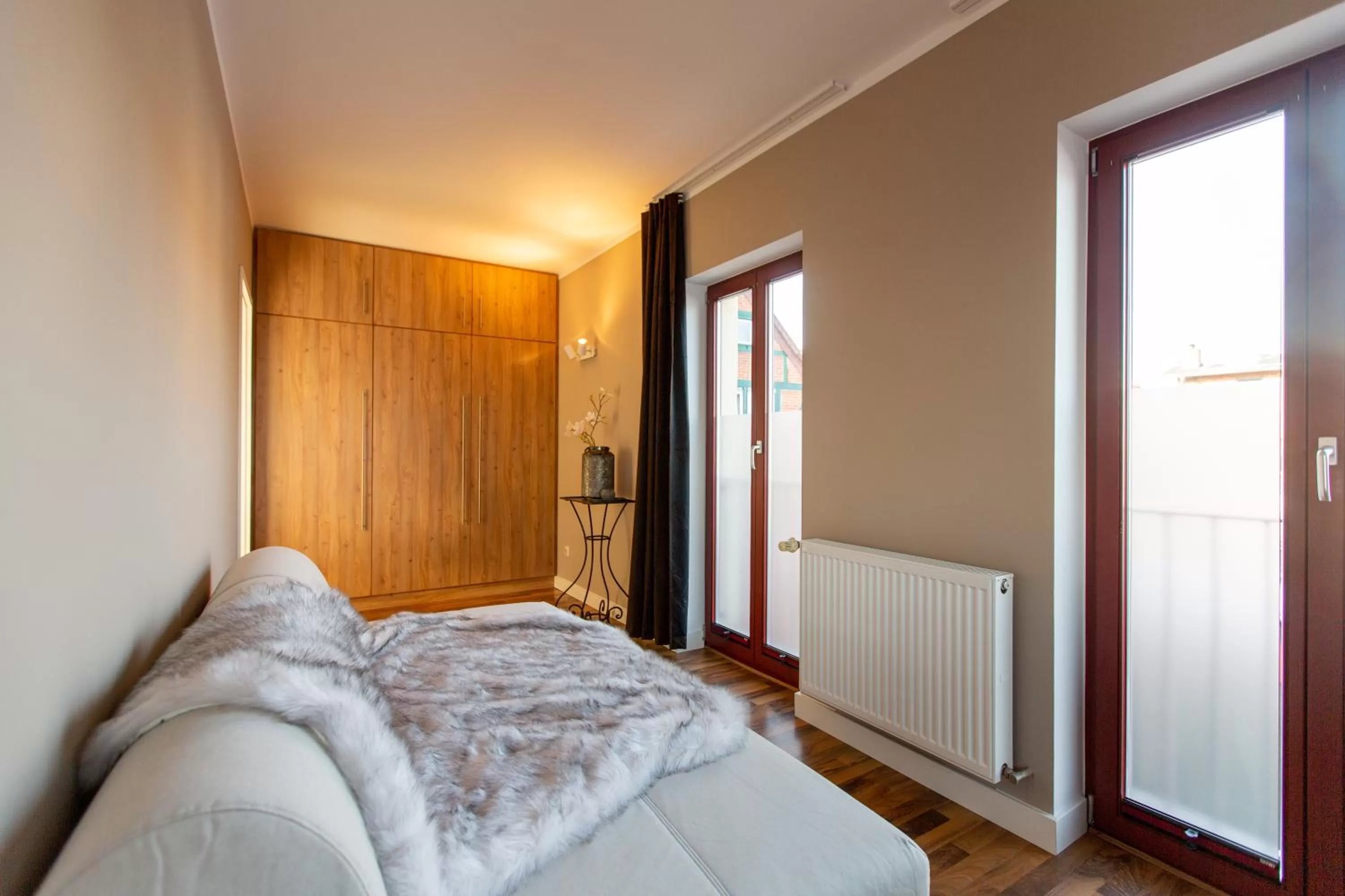 Decorative detail, Bed in Hotel Inselhof