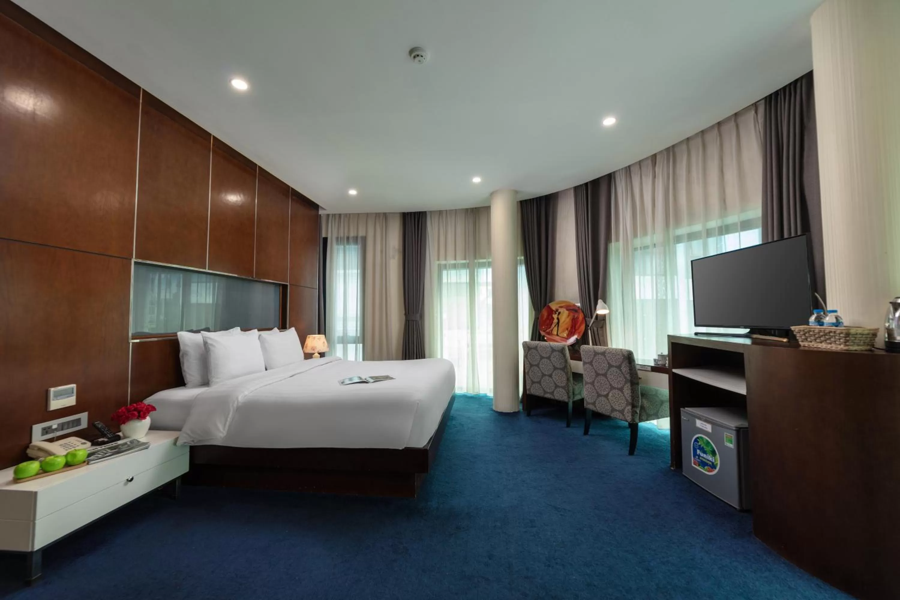 Bed in HALO HANOI HOTEL