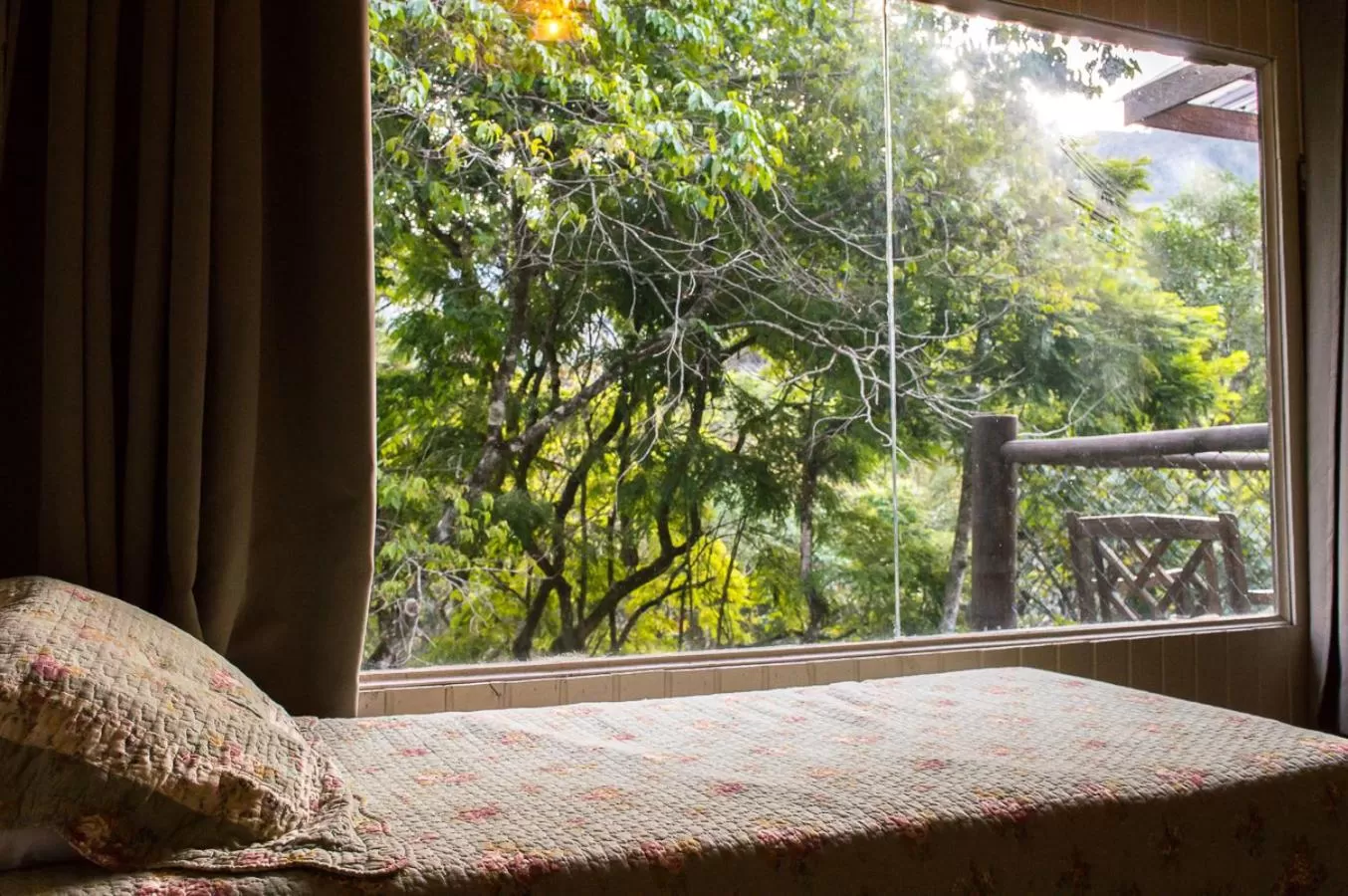 Mountain view, View in Pousada Vila Santa Barbara
