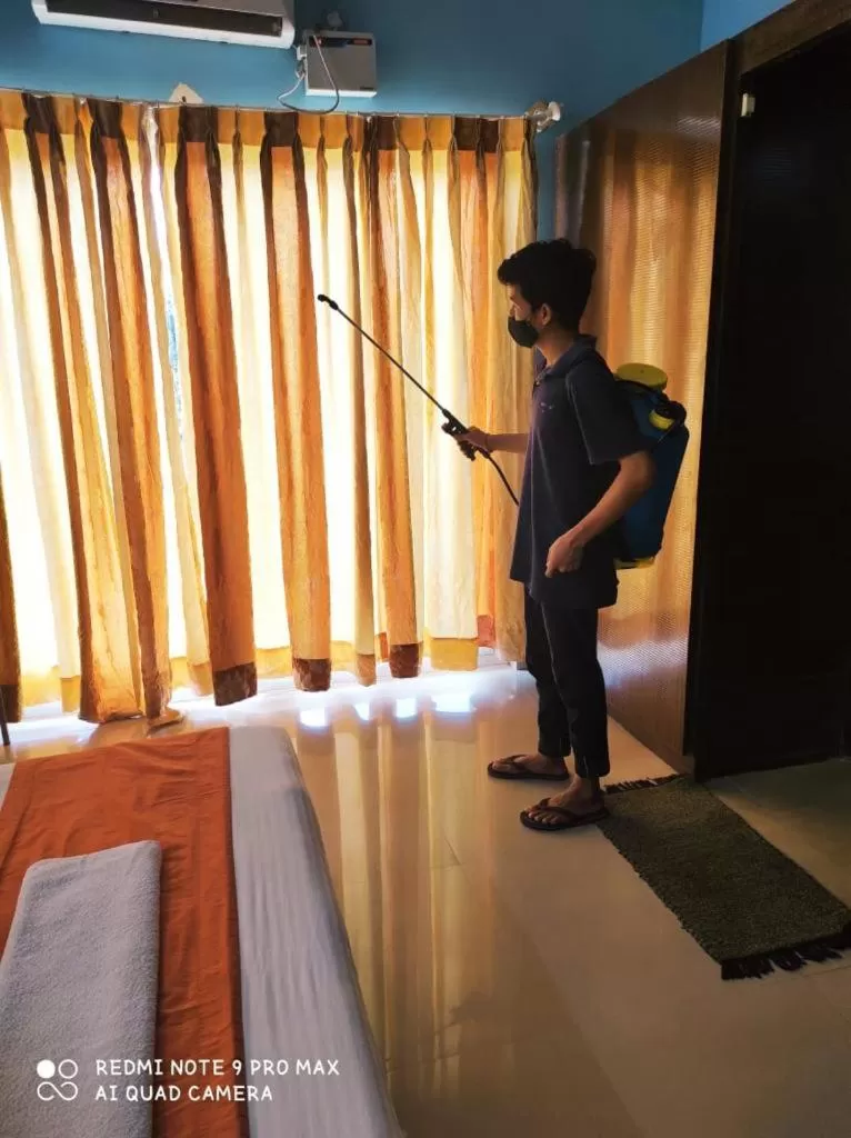 Bed in Airport Gateway Hotel