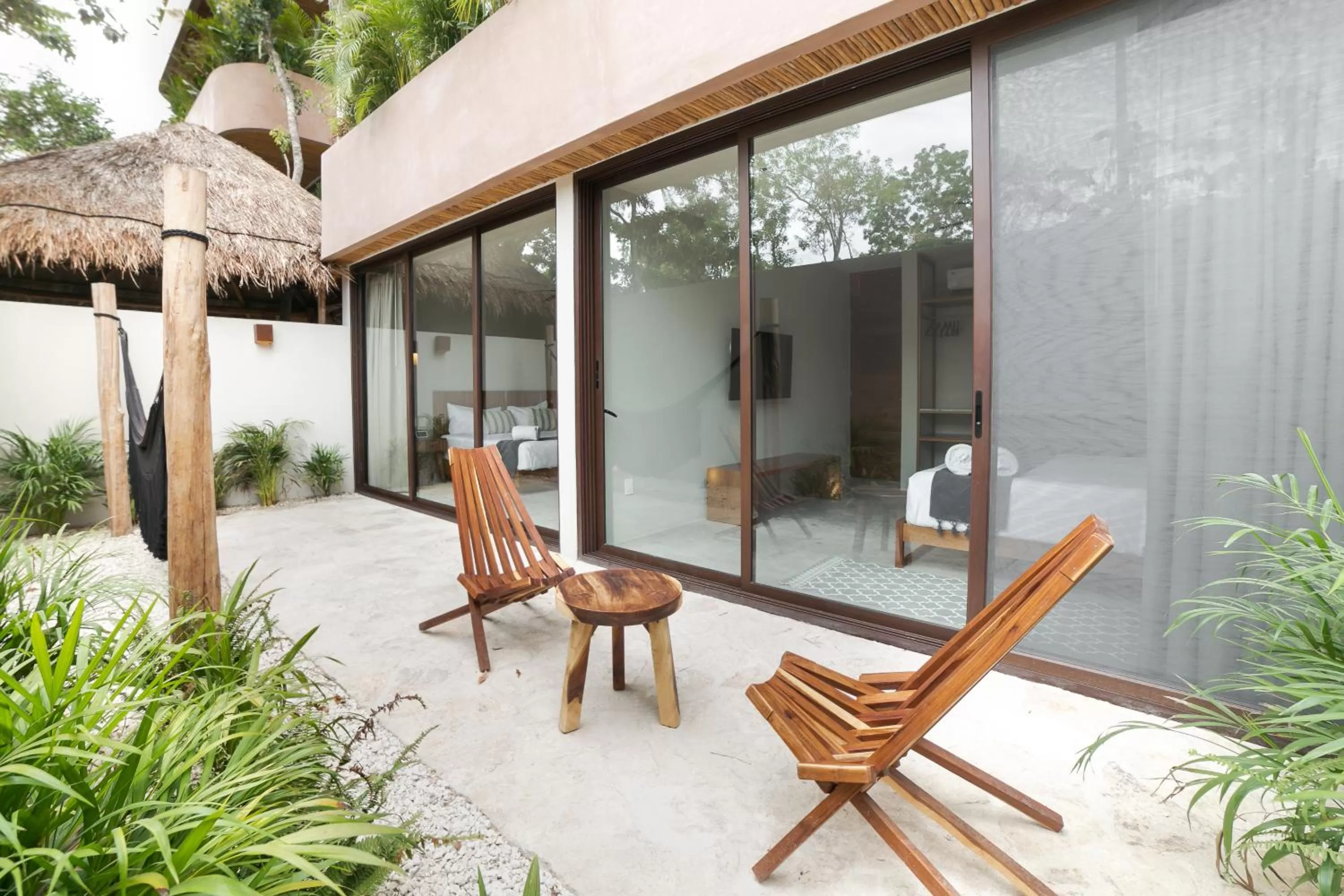 Patio in Zereno Tulum Beach Club Access