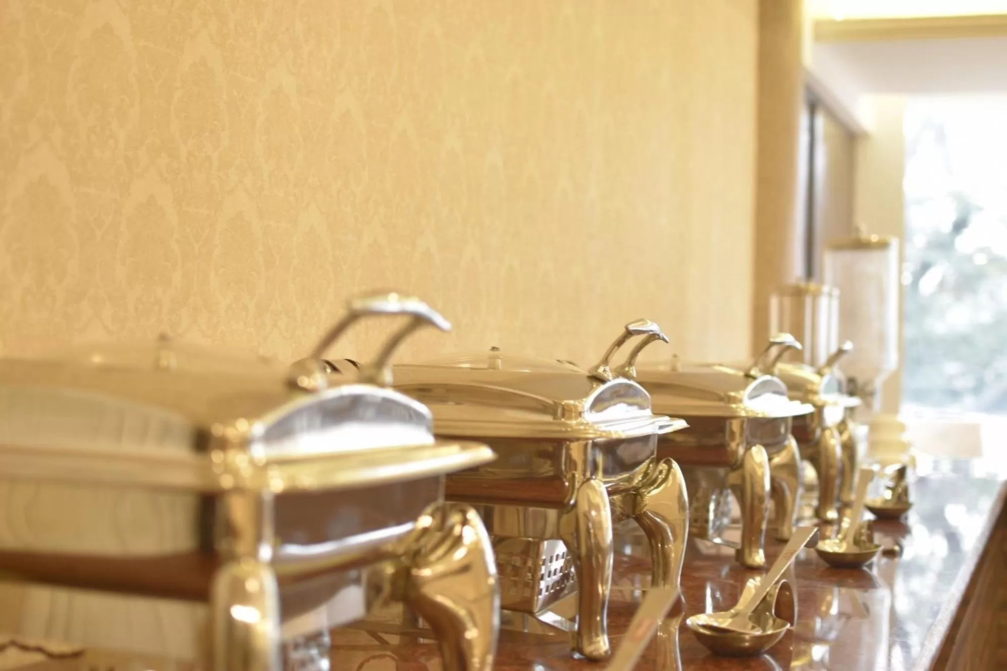 Buffet breakfast in The Royal Castle AC Centralized