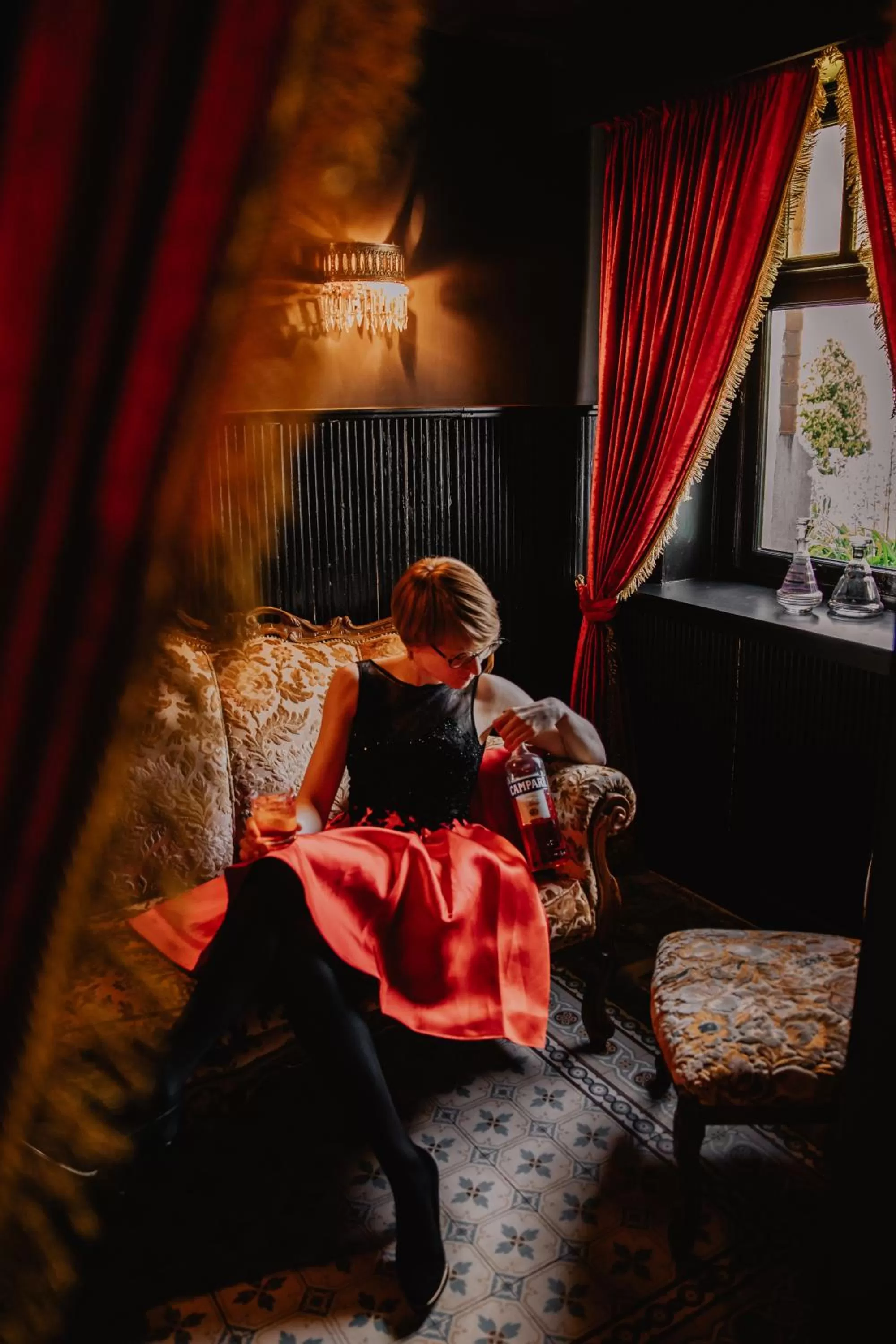 Lounge or bar in B&B 't Kasteel & 't Koetshuys