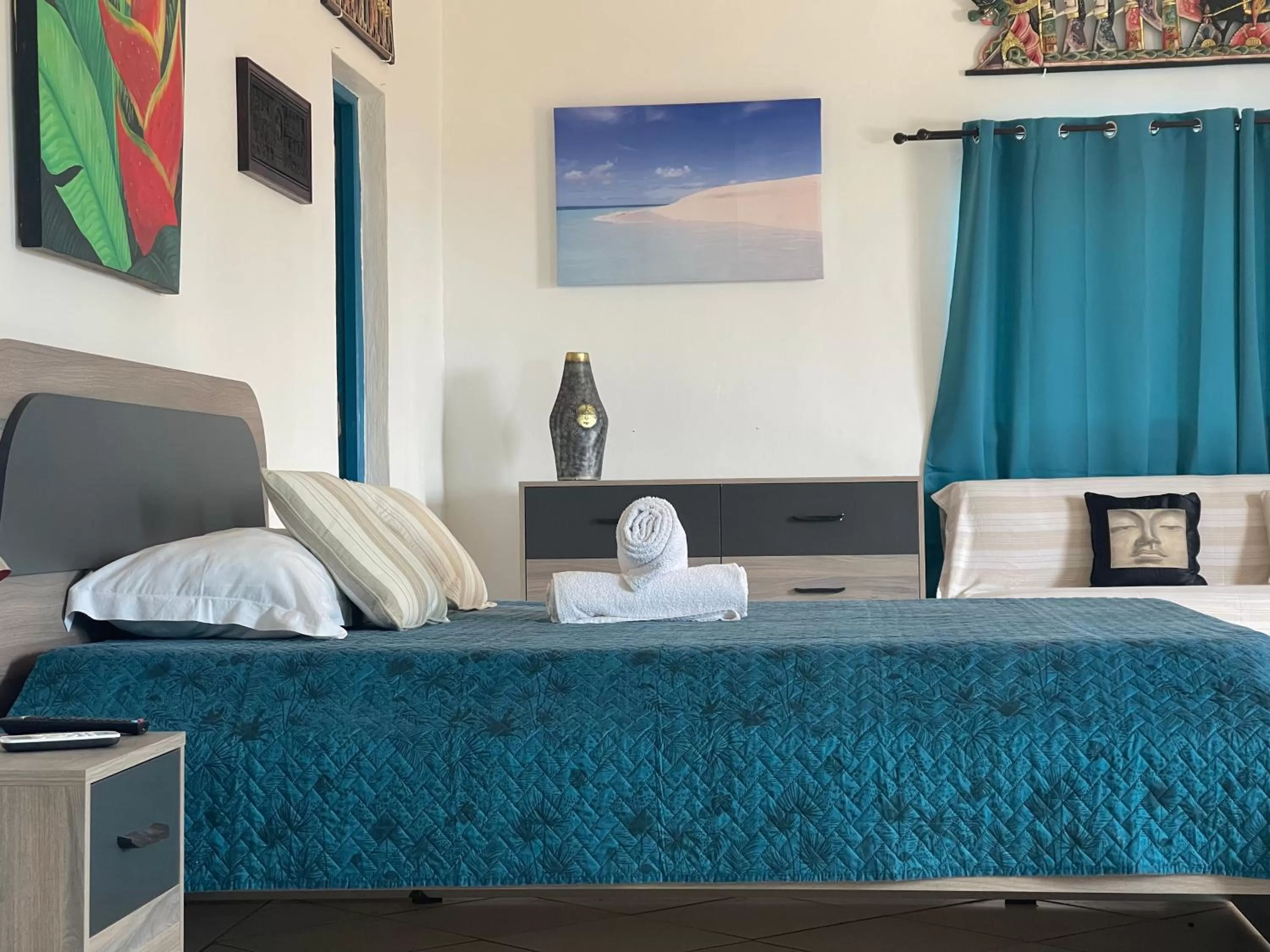 Bed in Le Passamainty Lodge