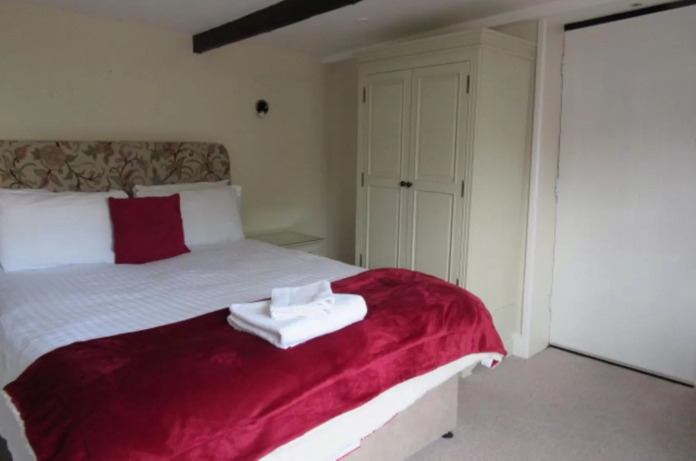 Balcony/Terrace, Bed in The Old Vicarage Hotel & Restaurant