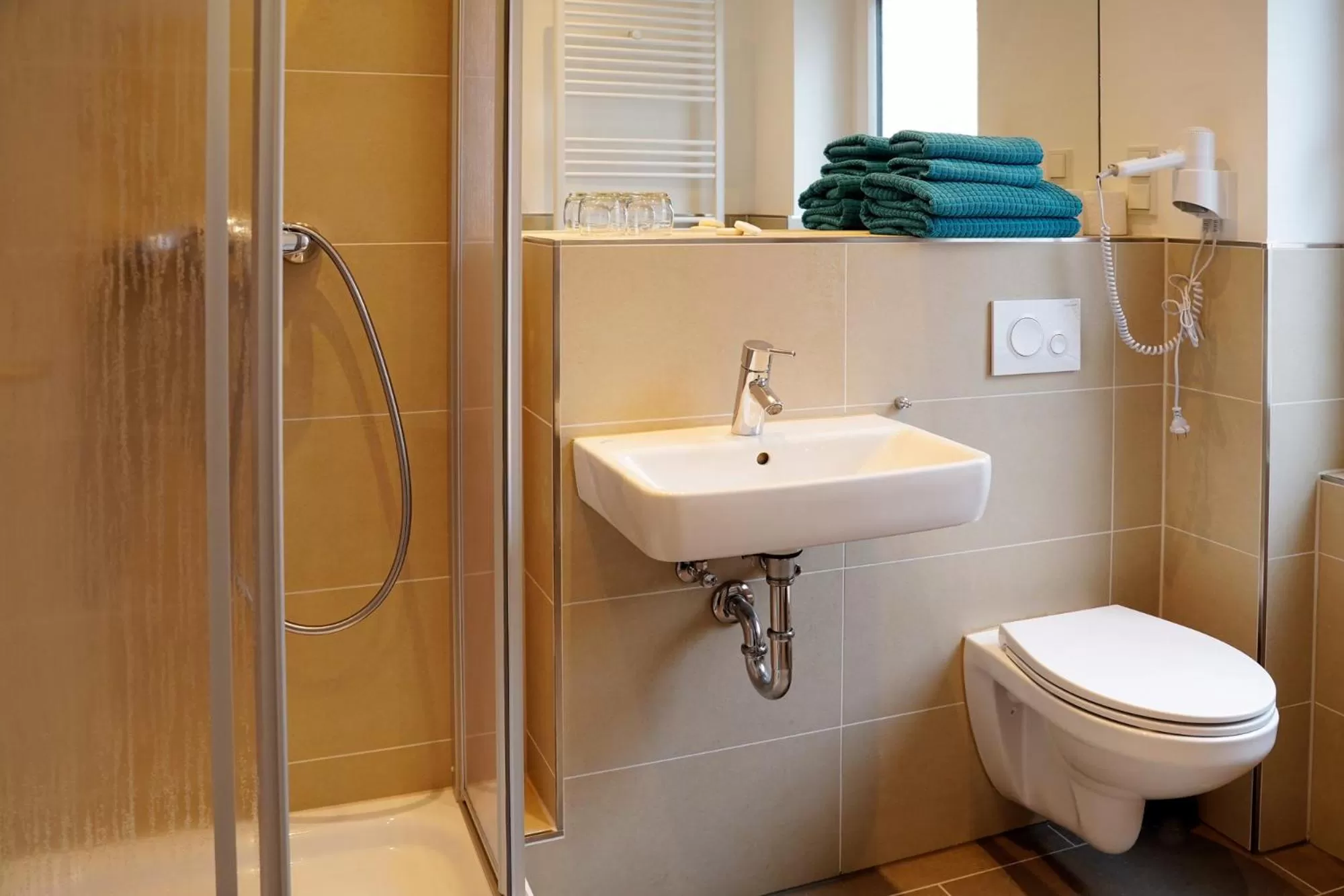 Bathroom in Hotel im Kupferkessel