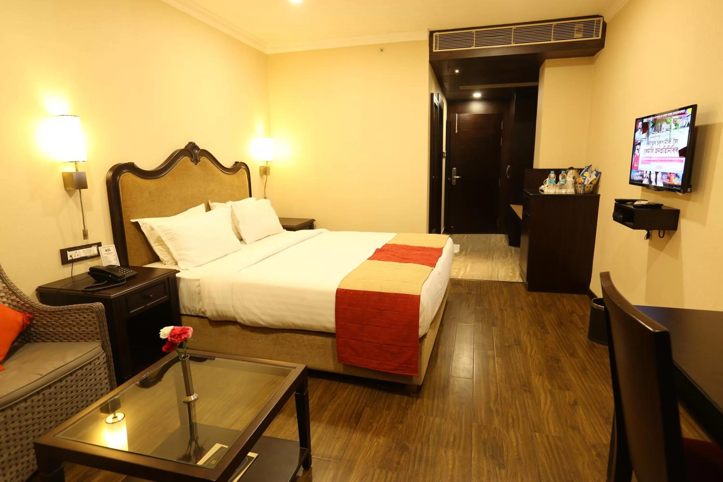 Bedroom, Bed in Hotel Atithi