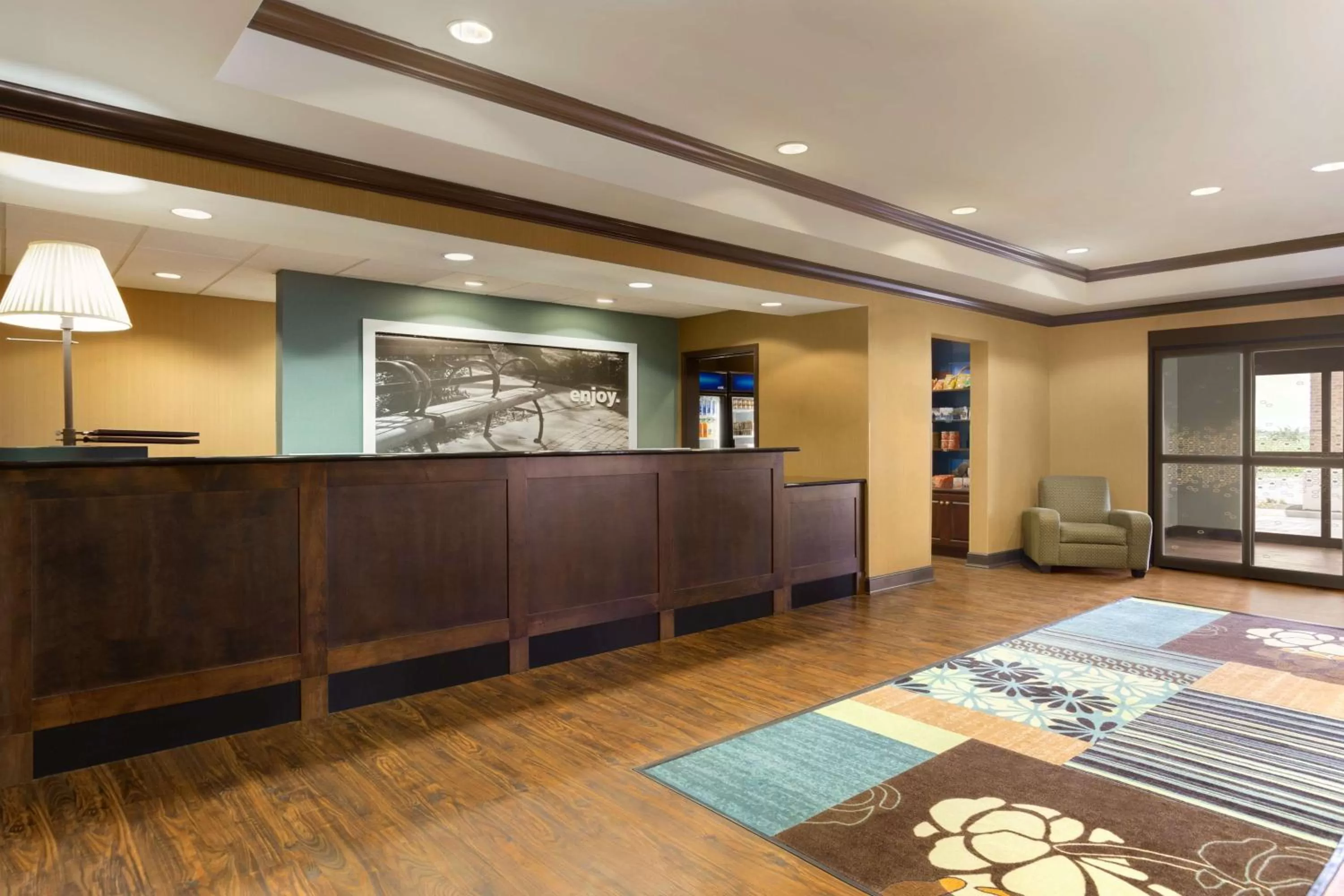 Lobby or reception in Hampton Inn Stow