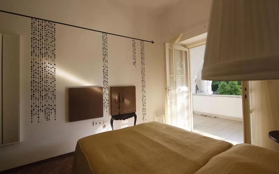 Bedroom, Bed in Partvilla Balatonboglar