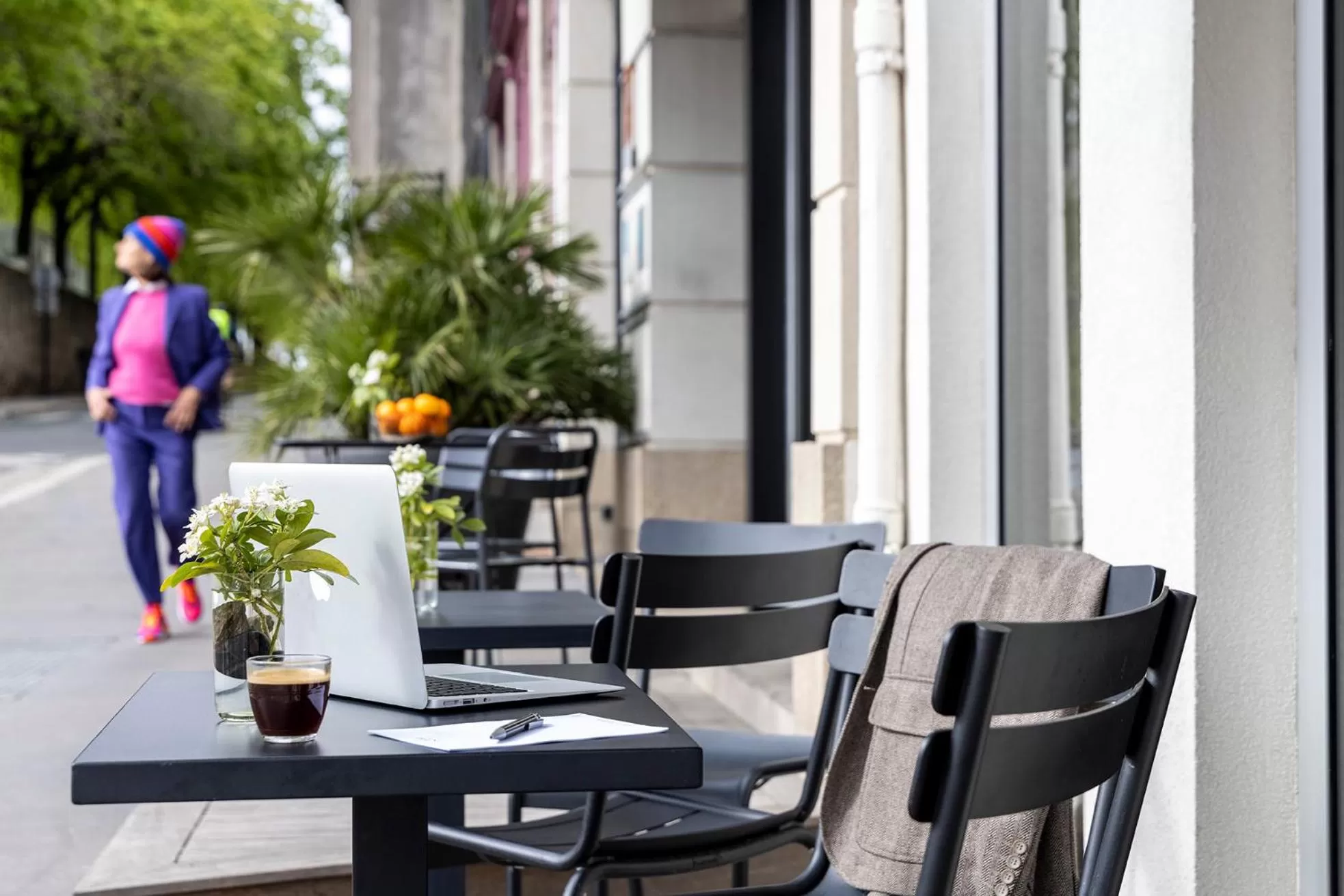 Balcony/Terrace in LHotel - face au château - boutique hôtel et séminaires