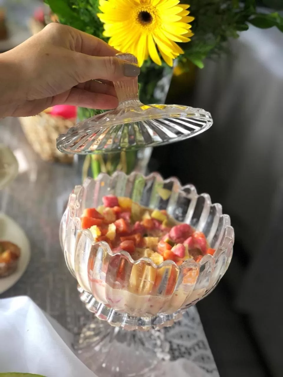 Food close-up in Pousada America do Sol