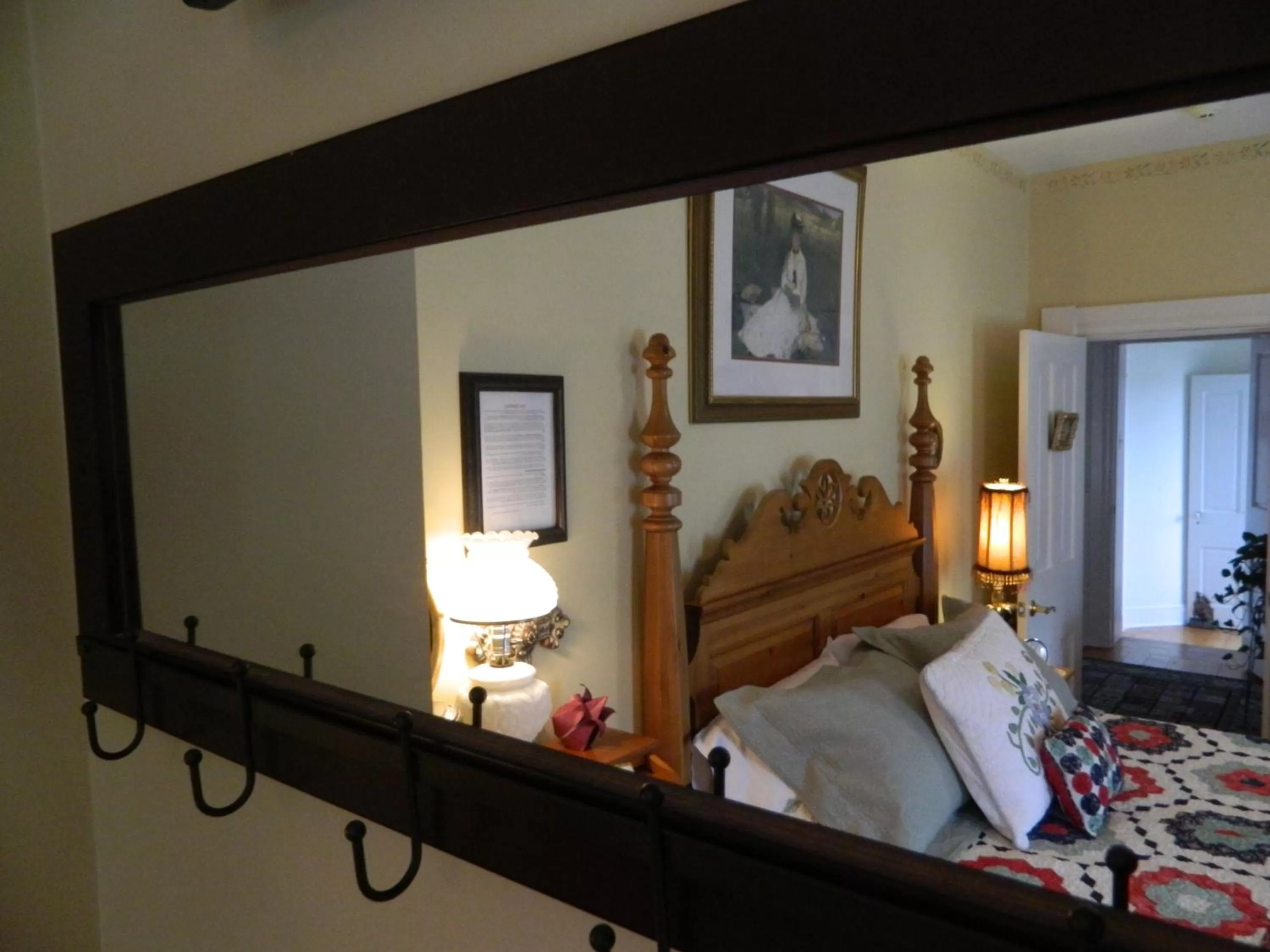 Decorative detail, Bed in EJ Bowman House Bed & Breakfast