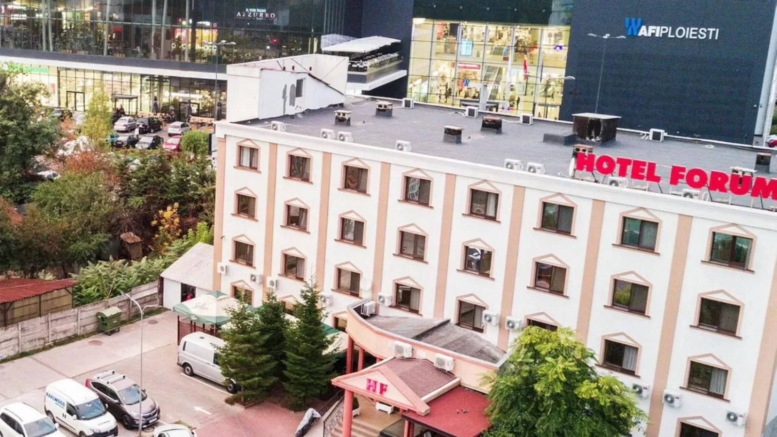 Bird's eye view in Hotel Forum