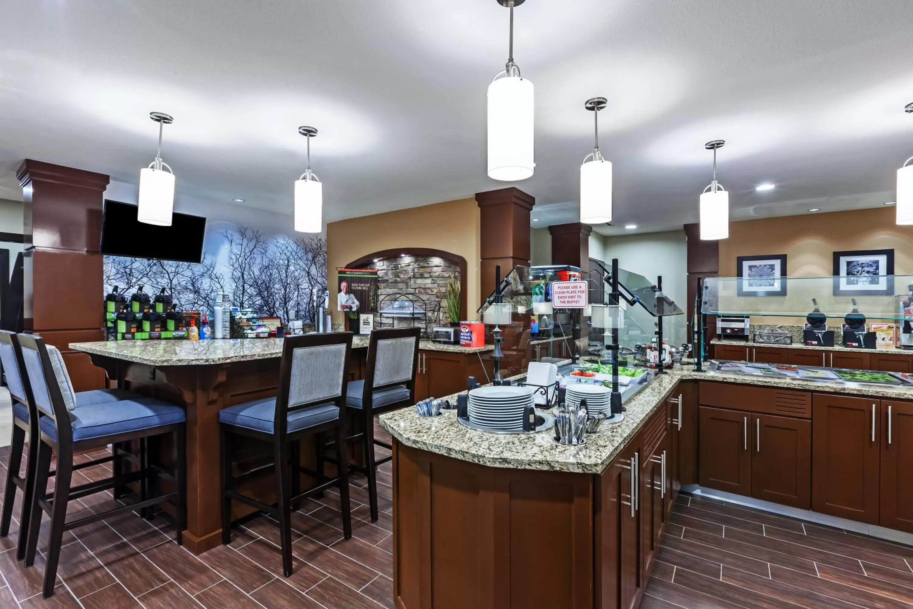 Breakfast in Staybridge Suites Fort Worth Fossil Creek by IHG