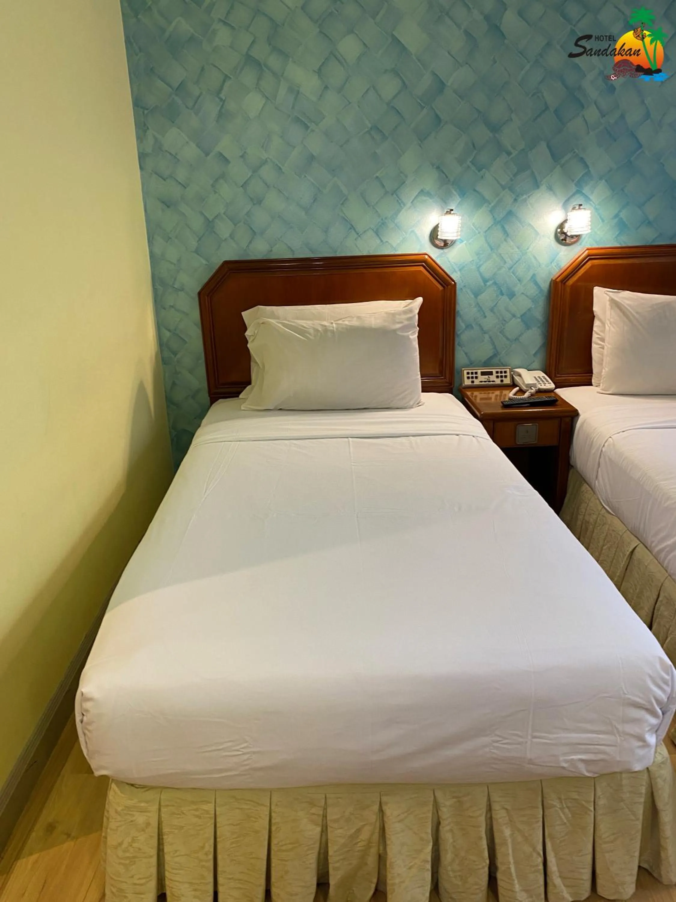 Bed in Hotel Sandakan