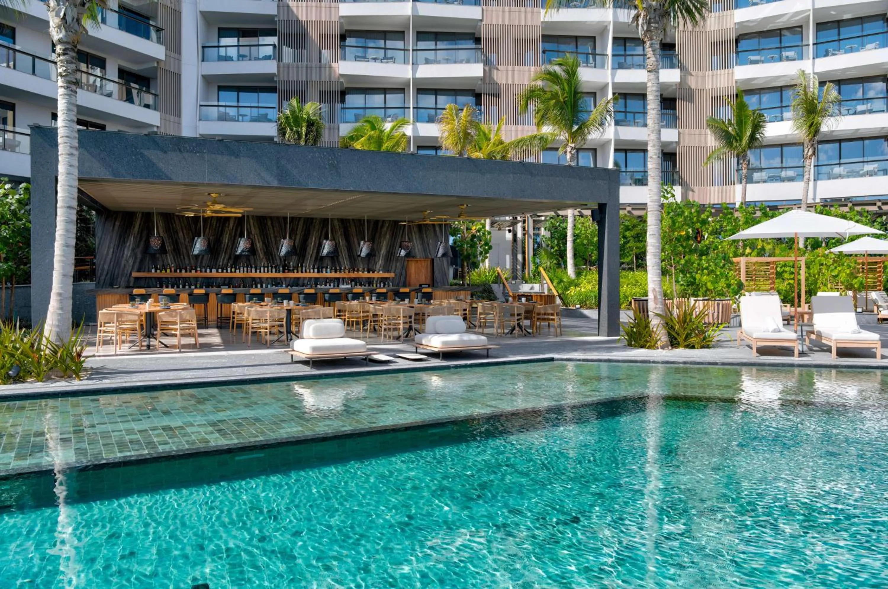 Pool view in Waldorf Astoria Riviera Maya