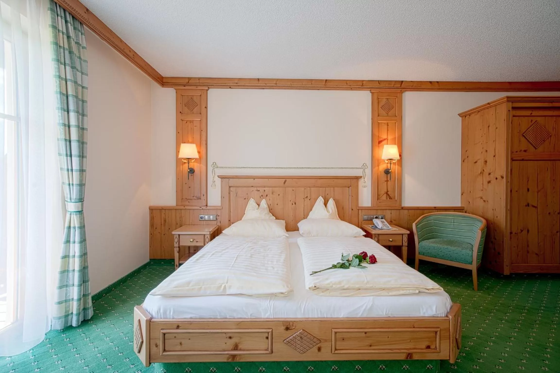 Bedroom, Bed in Landhaus Grünau