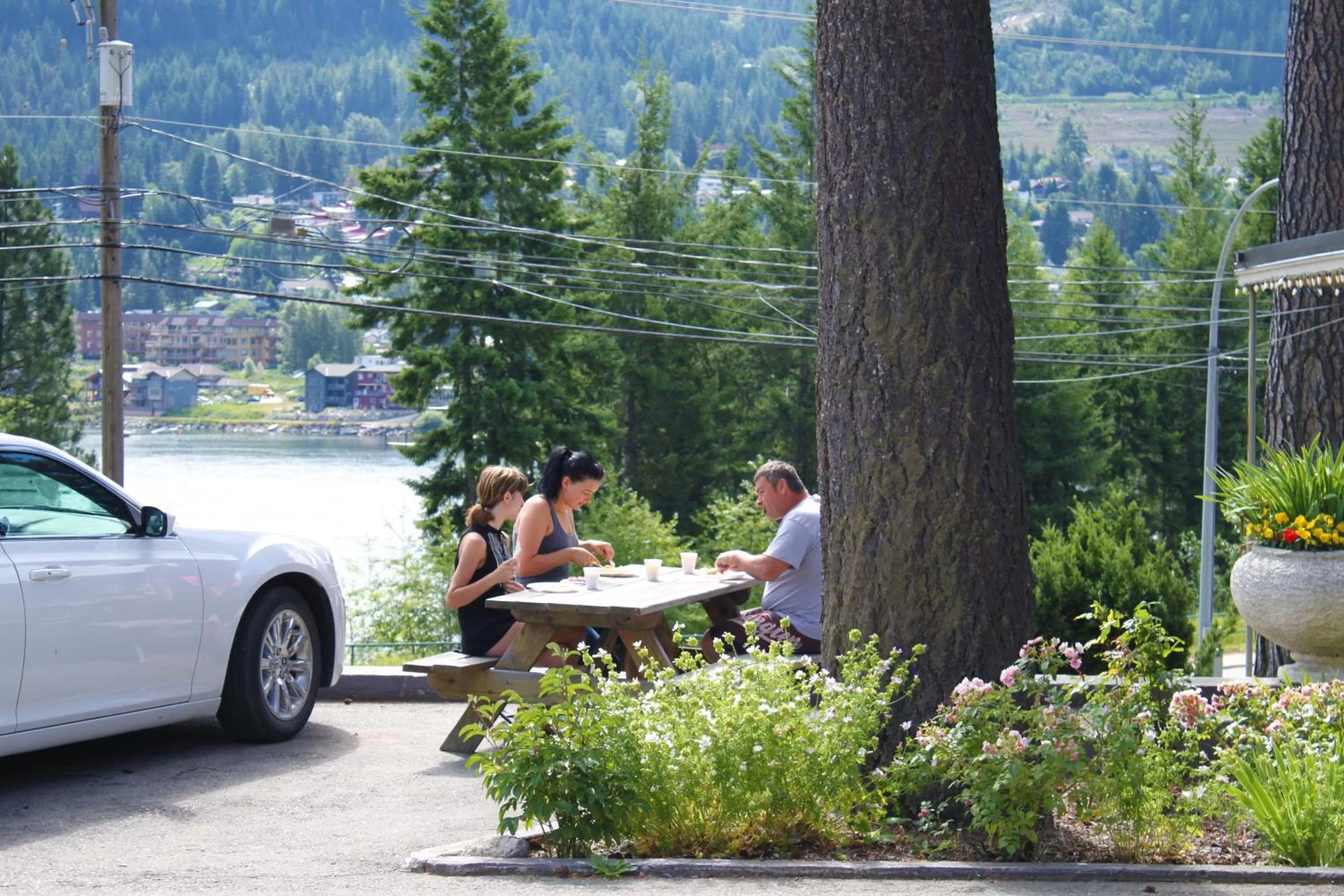 People in Villa Motel