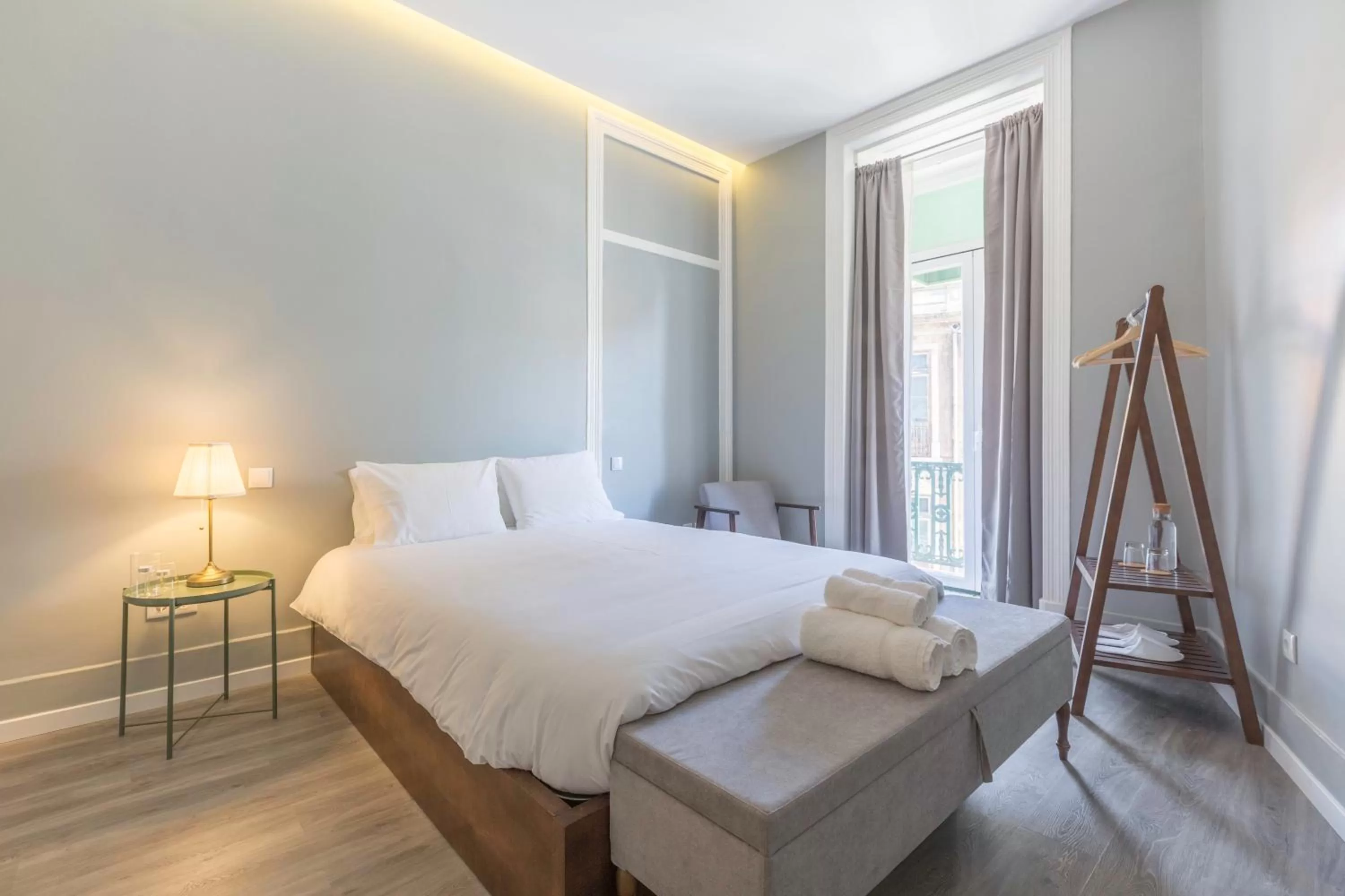 Bed in The Hygge Lisbon Suites - Estrela