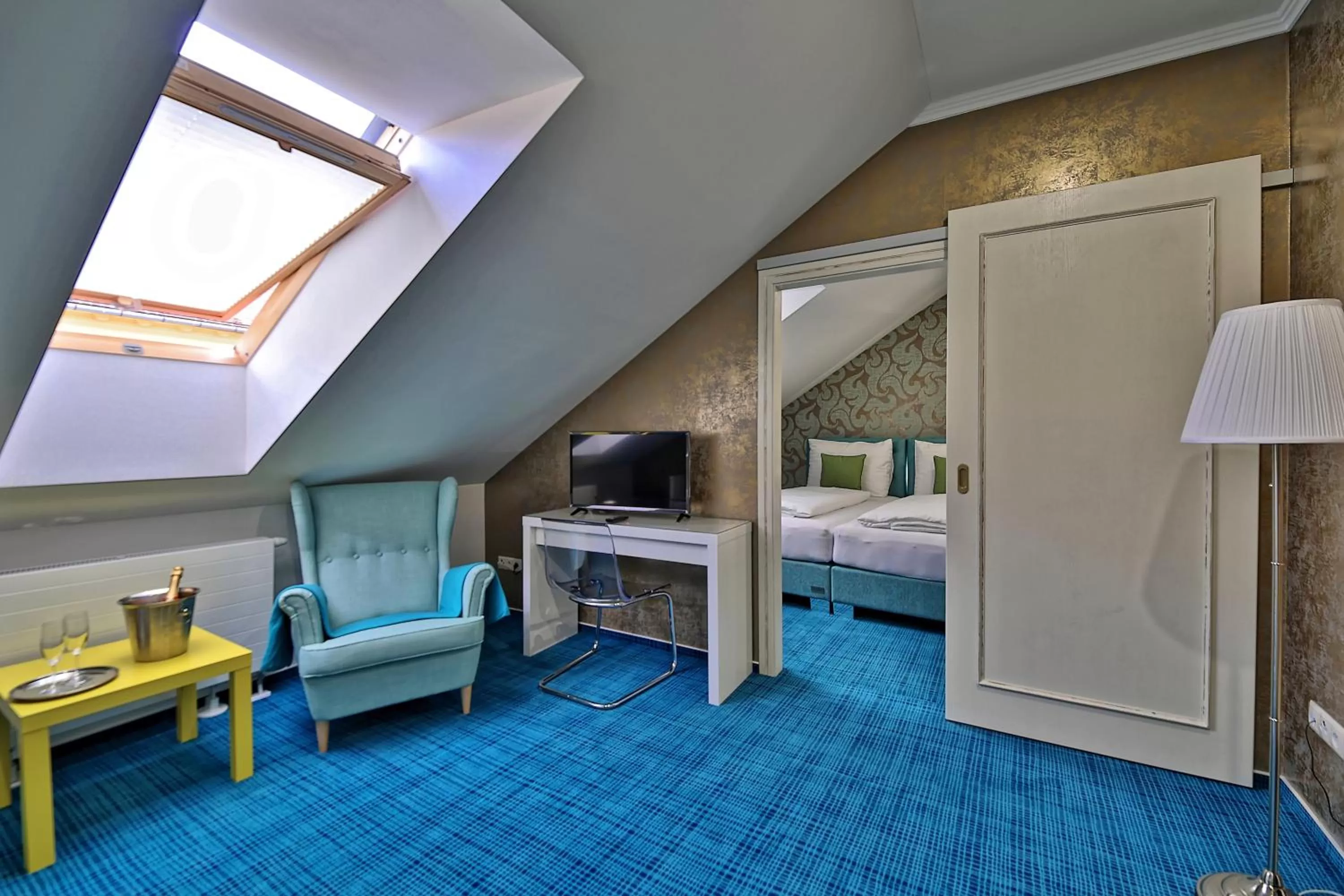 TV/Entertainment Center in Hotel Pod Bránou