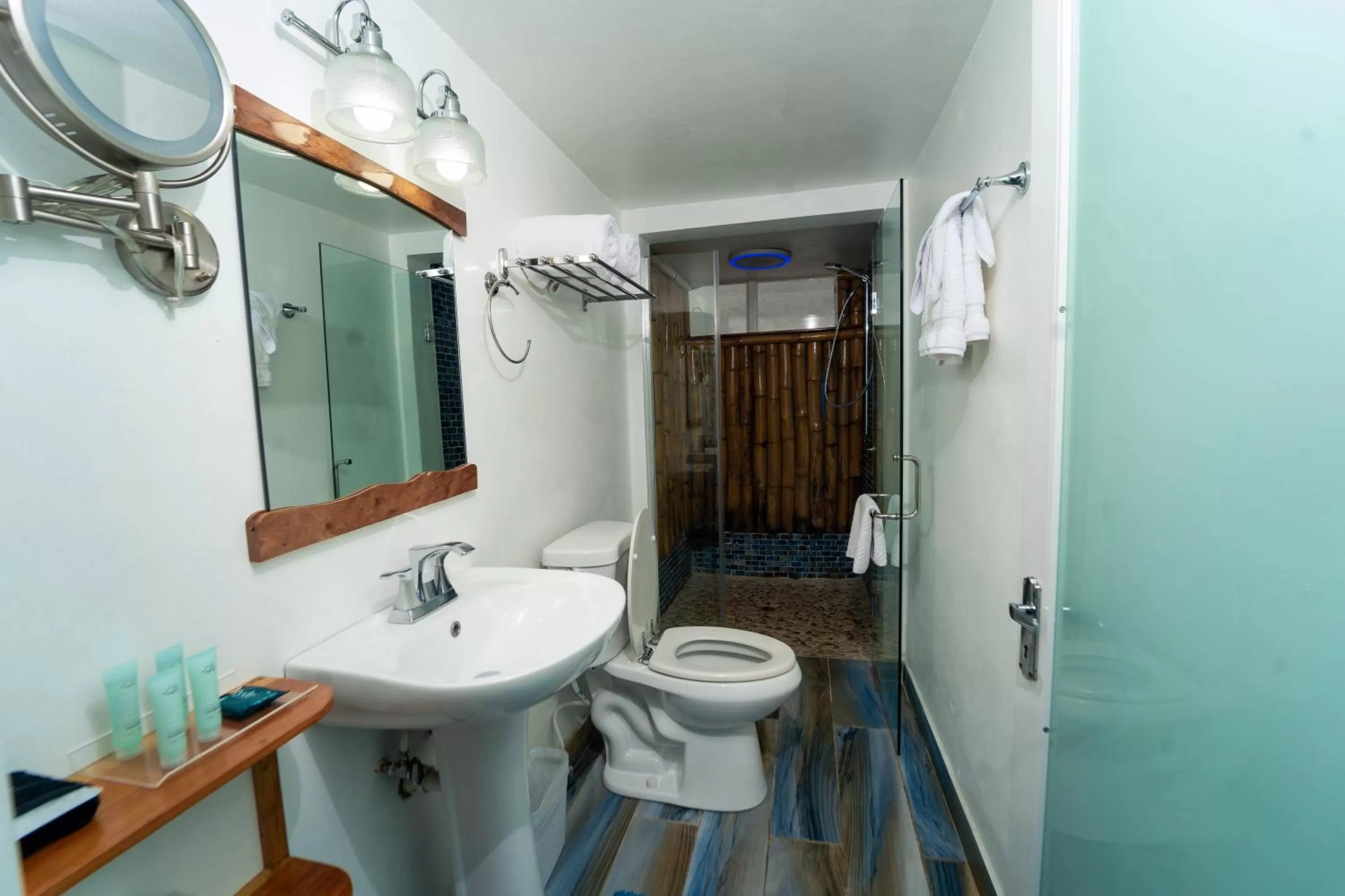 Bathroom in Blue Skies Beach Resort