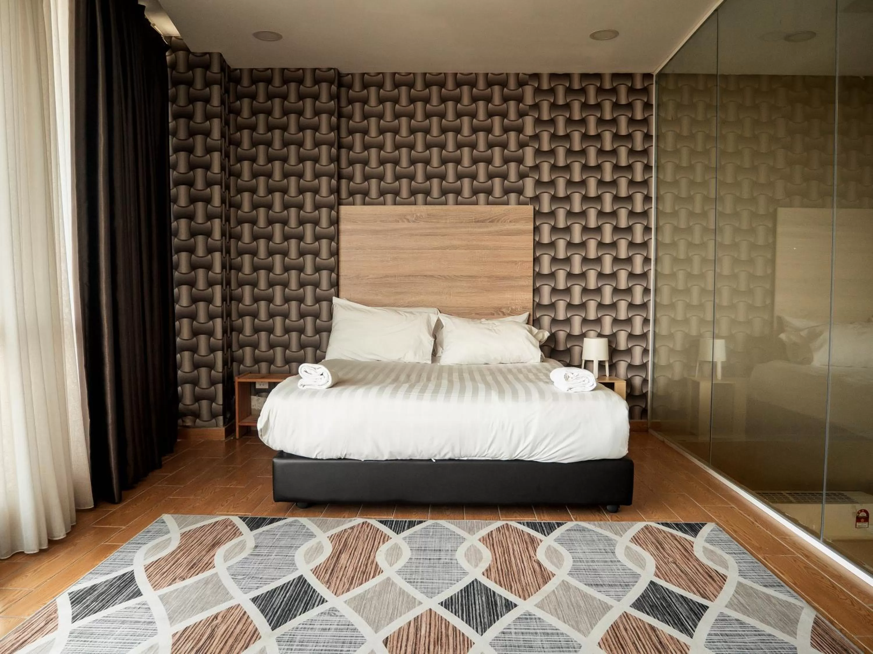 Bed in Bangi Perdana Hotel