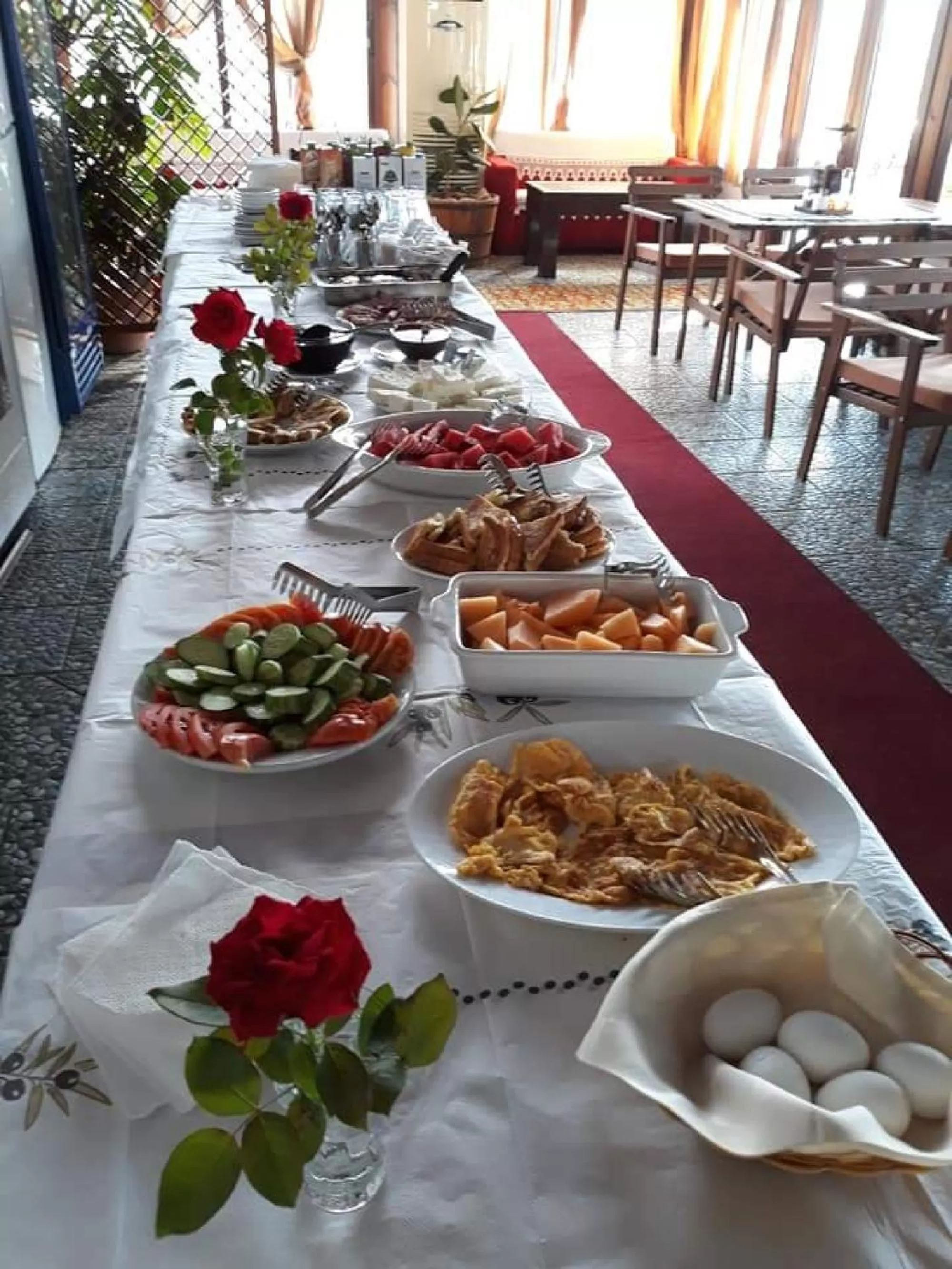 Buffet breakfast in Hotel The First