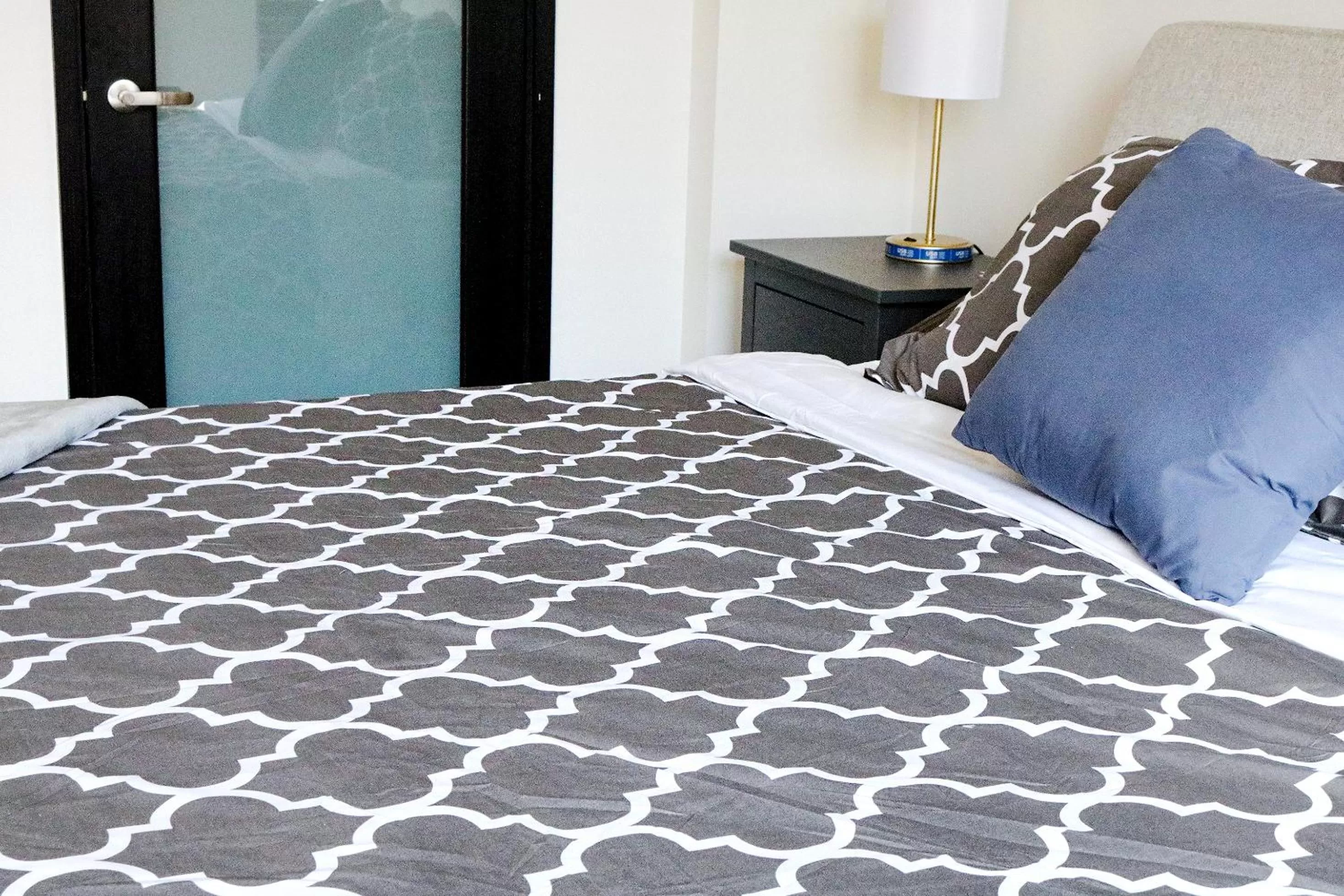 Bed in The Haas Suites