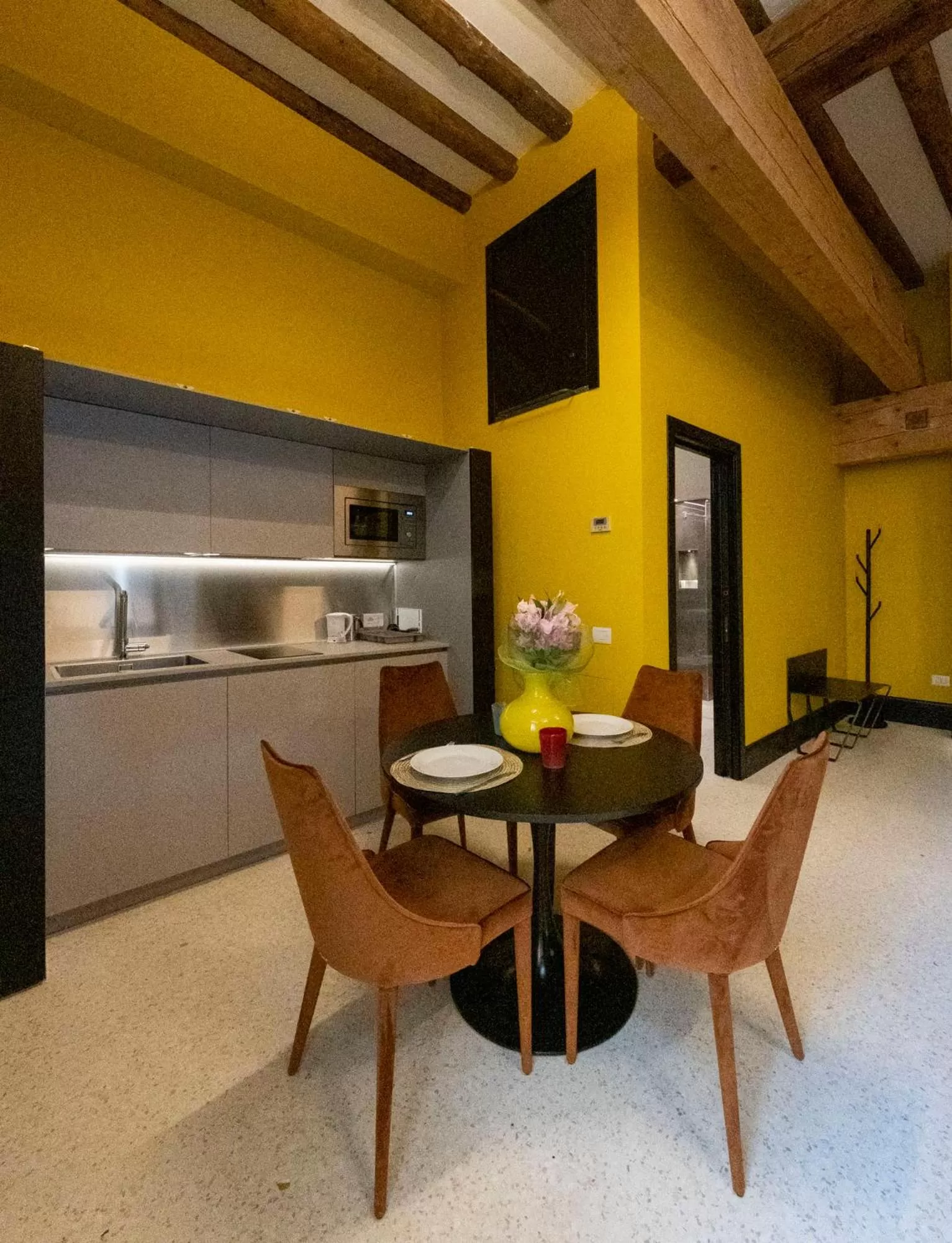 Kitchen or kitchenette in Residence Poli Venezia